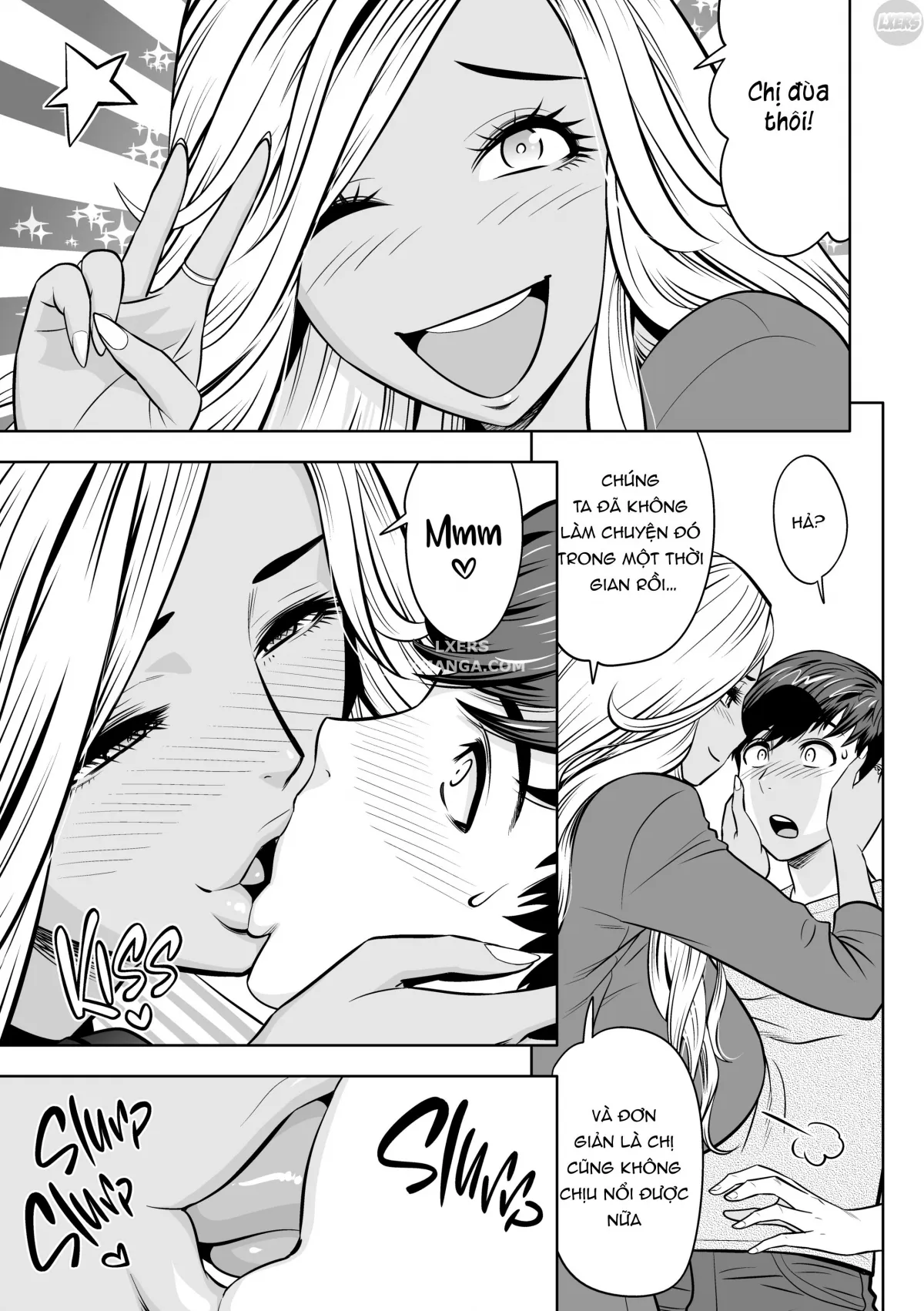 HentaiVN.net - Ảnh 6 - Gal Boss and the Harem Office - Chap 4