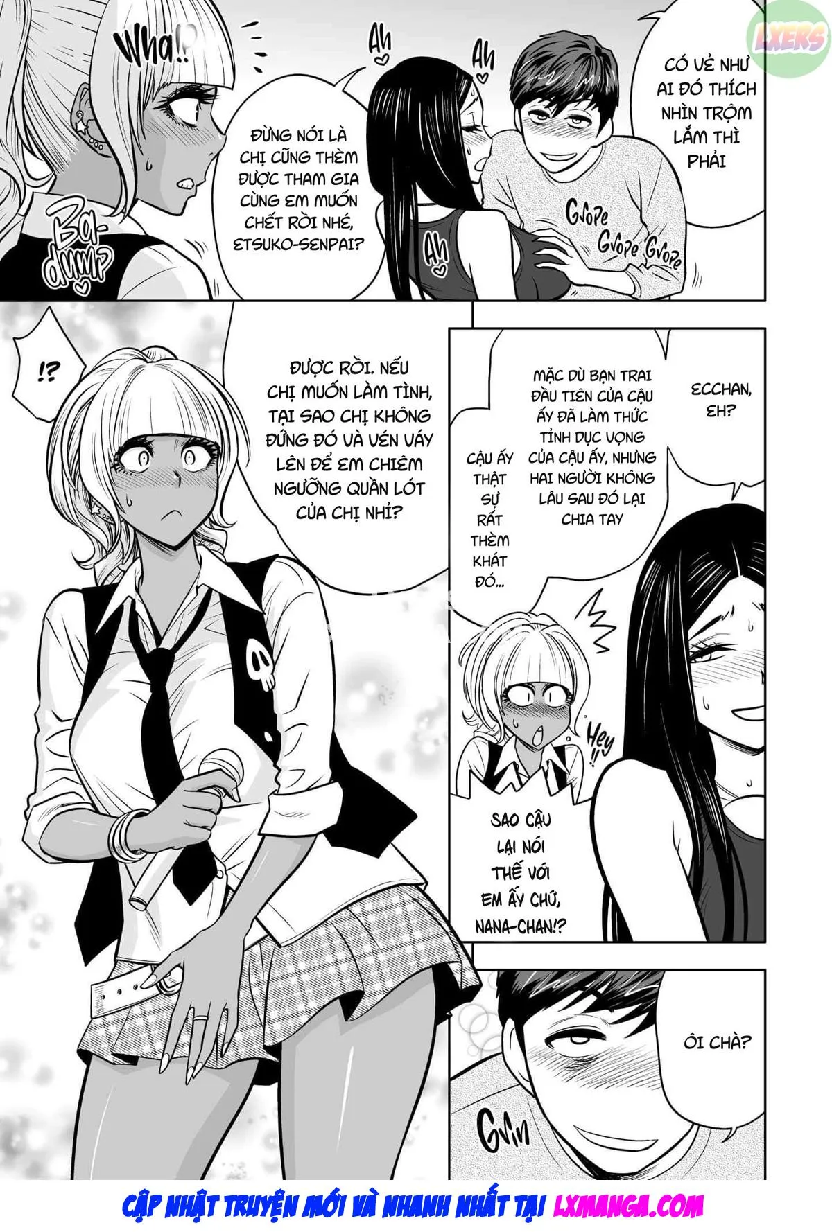 HentaiVN.net - Ảnh 10 - Gal Boss and the Harem Office - Chap 5