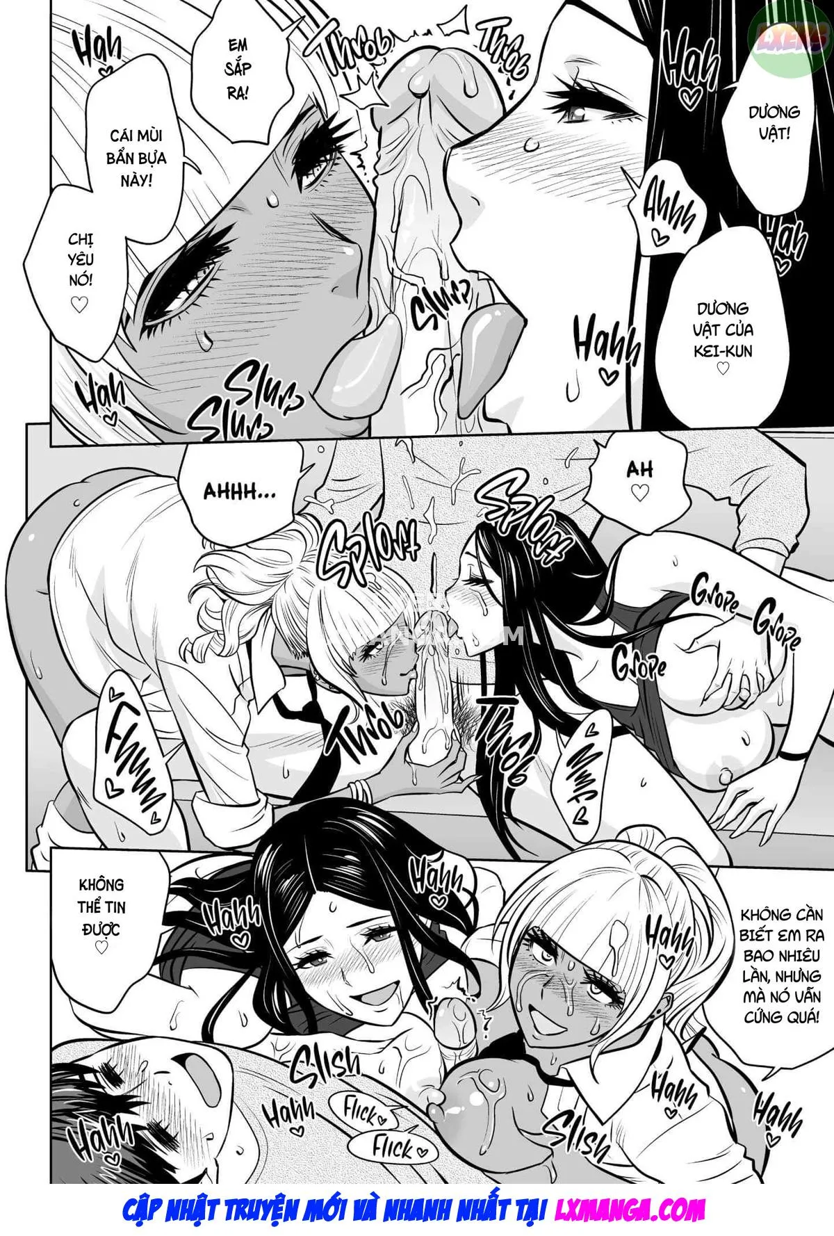 HentaiVN.net - Ảnh 23 - Gal Boss and the Harem Office - Chap 5