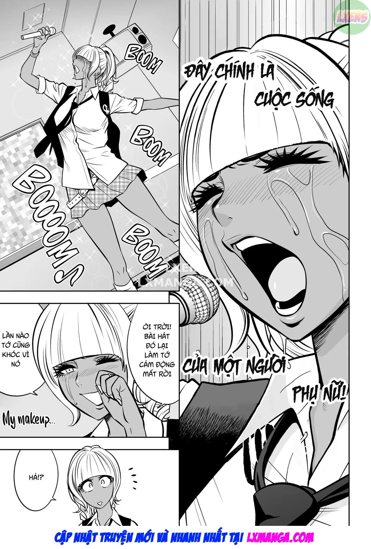HentaiVN.net - Ảnh 4 - Gal Boss and the Harem Office - Chap 5