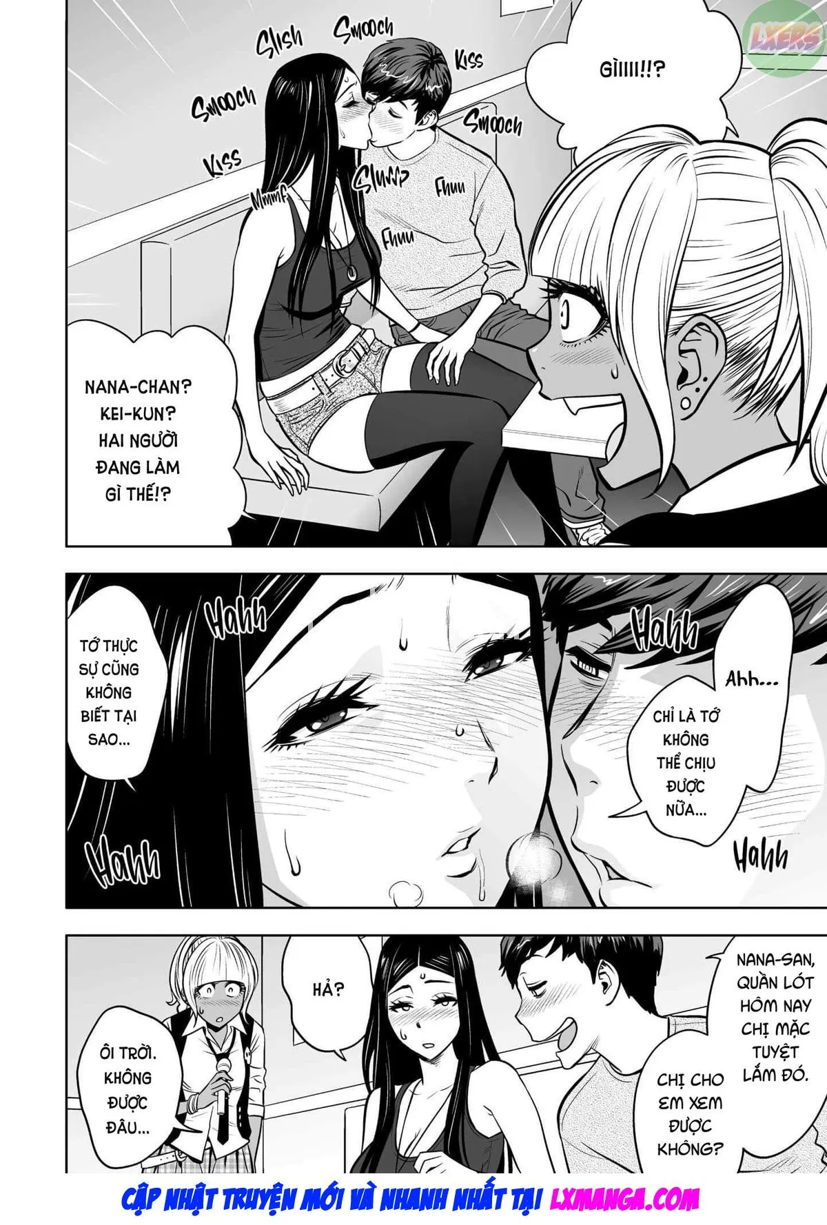 HentaiVN.net - Ảnh 5 - Gal Boss and the Harem Office - Chap 5