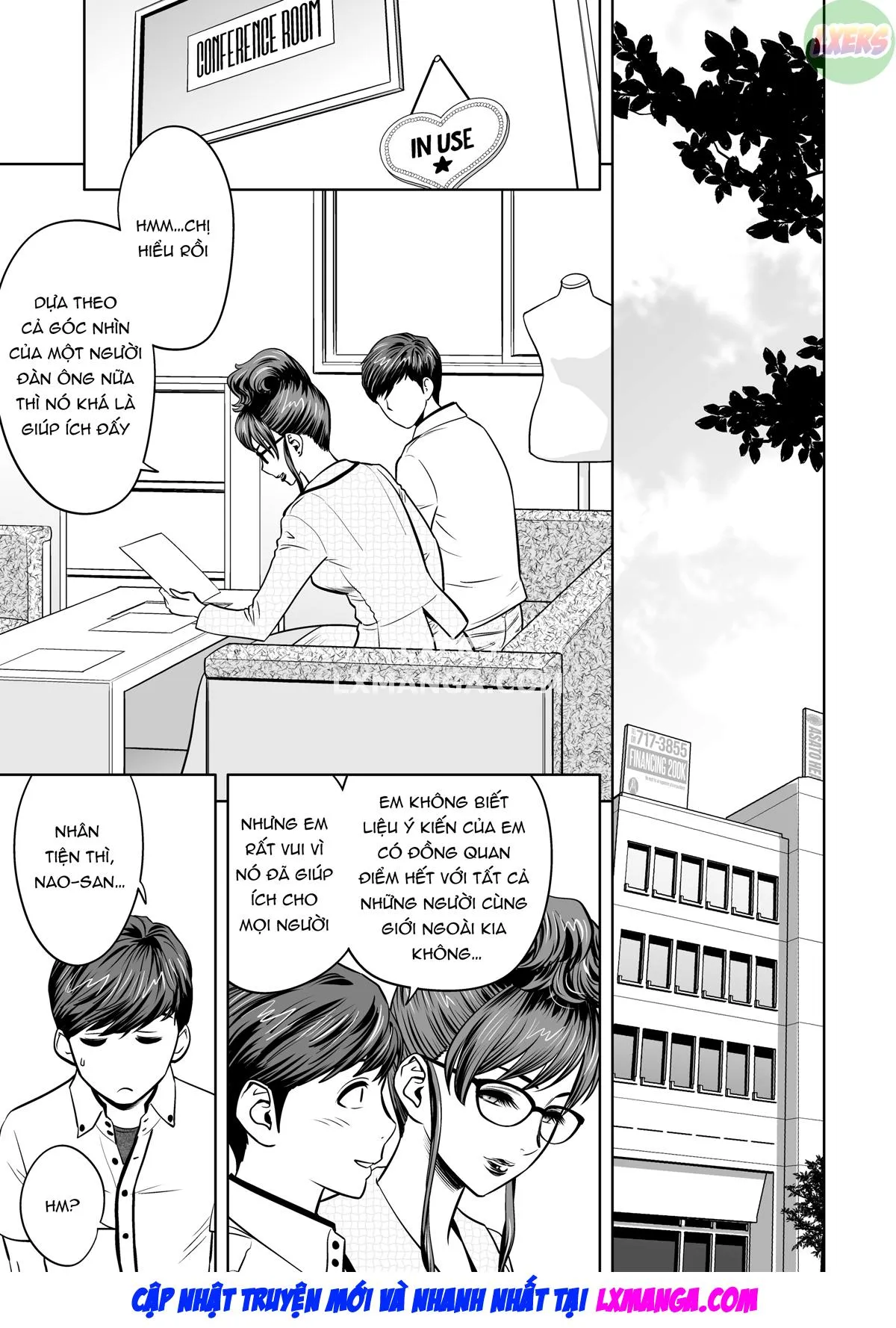 HentaiVN.net - Ảnh 8 - Gal Boss and the Harem Office - Chap 6