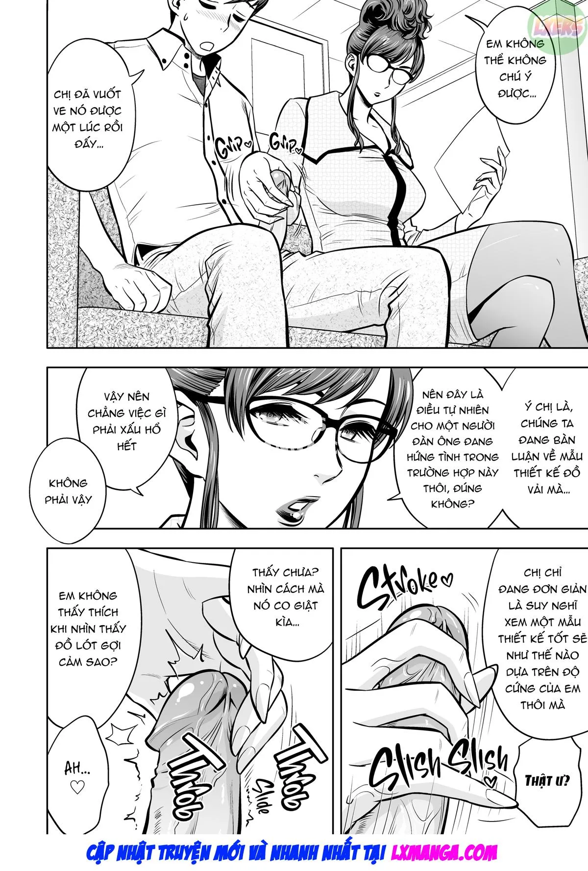 HentaiVN.net - Ảnh 9 - Gal Boss and the Harem Office - Chap 6