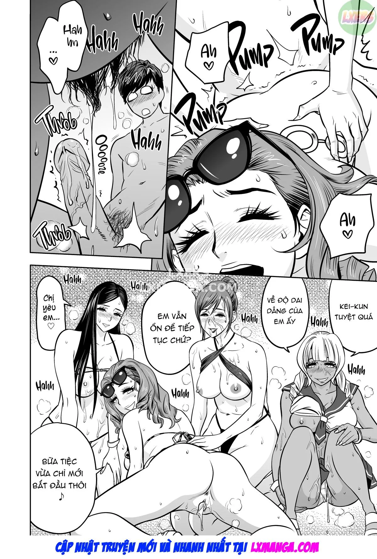 HentaiVN.net - Ảnh 23 - Gal Boss and the Harem Office - Chap 7 - END