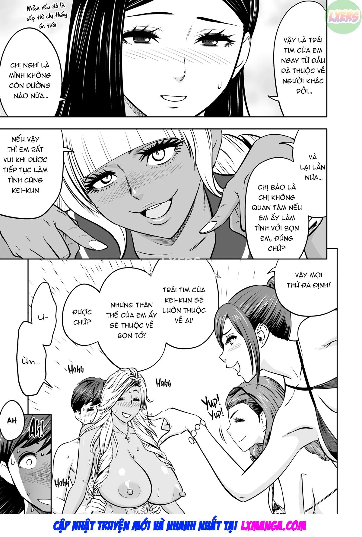 HentaiVN.net - Ảnh 34 - Gal Boss and the Harem Office - Chap 7 - END