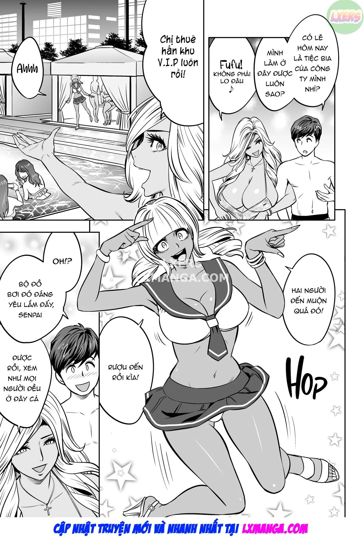 HentaiVN.net - Ảnh 6 - Gal Boss and the Harem Office - Chap 7 - END