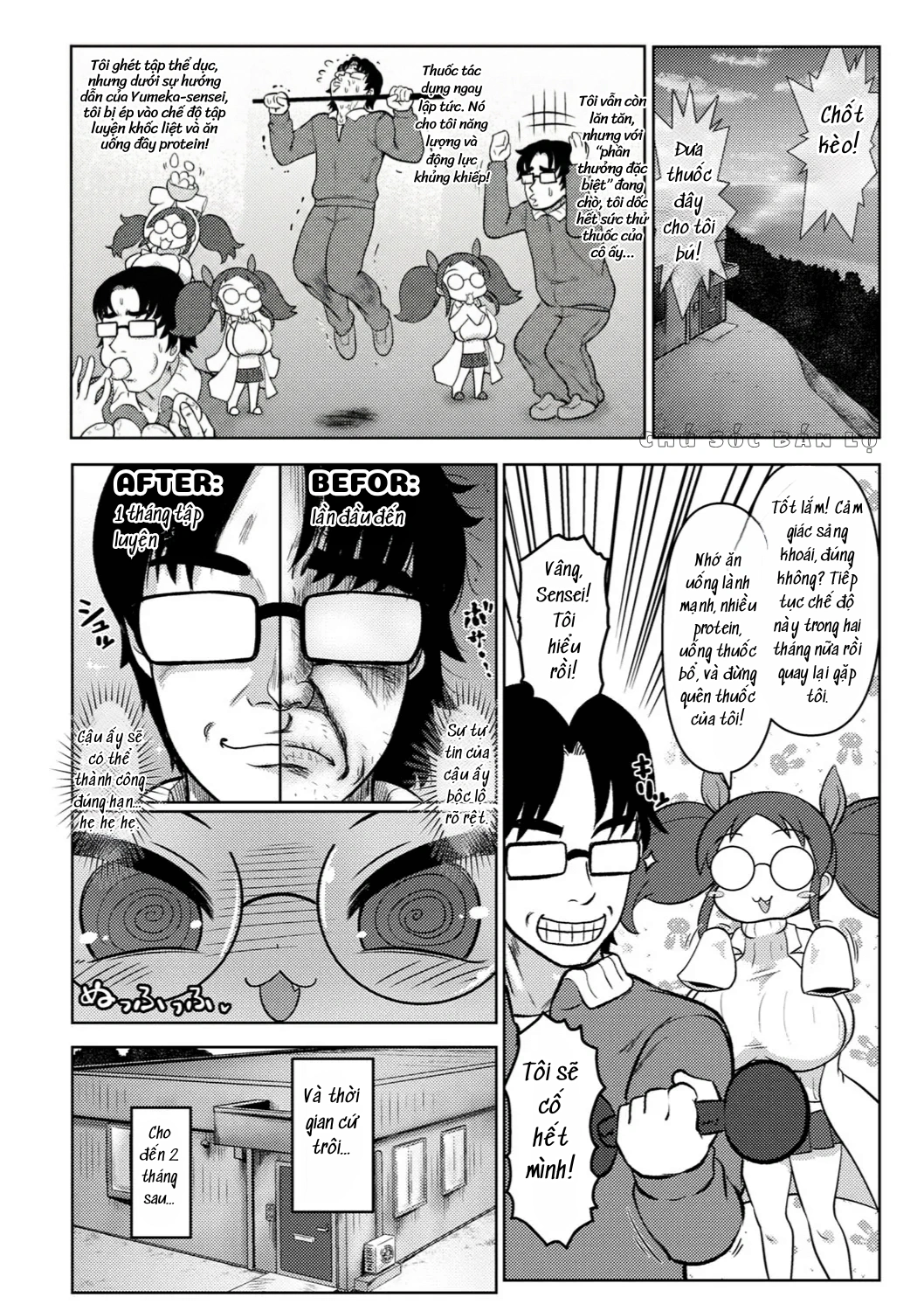 HentaiVN.net - Ảnh 8 - Kyokon Ma Kaizou! Zenbu Irechau - Chữa liệt dương (fix redraw vài trang)