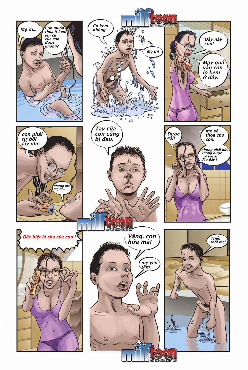 HentaiVN.net - Ảnh 10 - Cream Mother - Chương 1