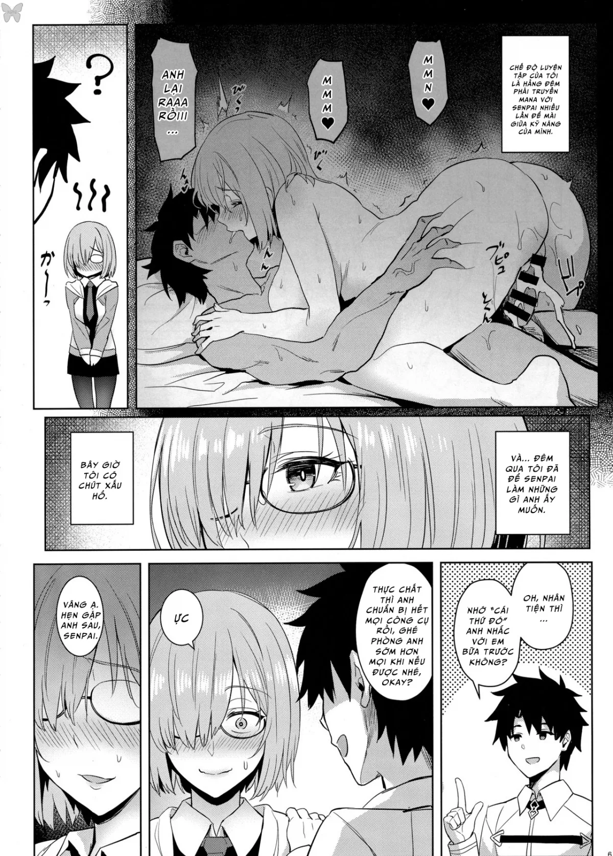 HentaiVN.net - Ảnh 4 - Mash no Himitsu Tokkun (Fate/Grand Order) [Mash’s Secret Training Regime (Fate/Grand Order)] - Oneshot