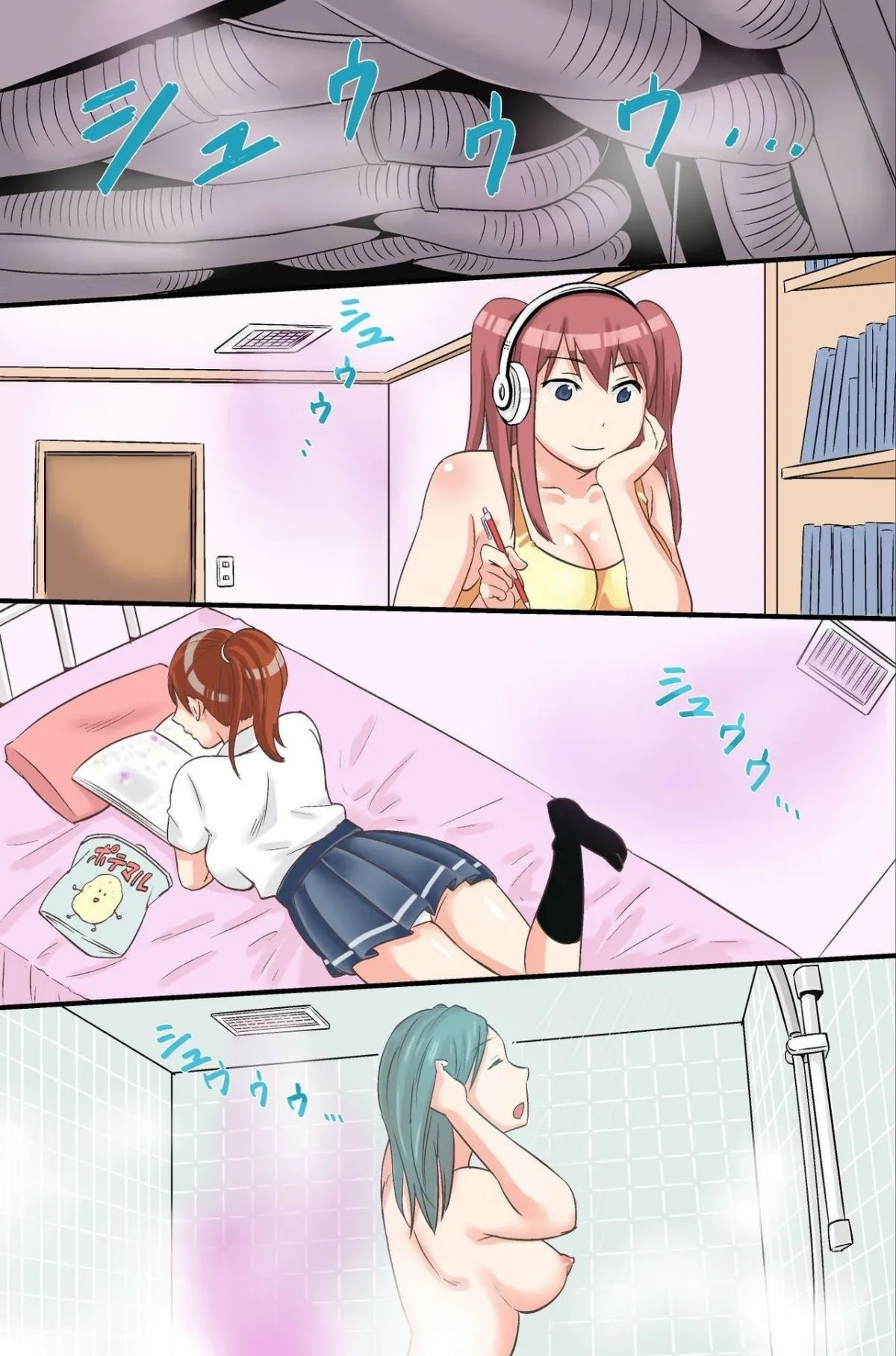 HentaiVN.net - Ảnh 6 - Hành trình xây dựng Harem [Joshiryou no Onna-tachi ga Zombie-ka] - Chap 1 ra lò :3