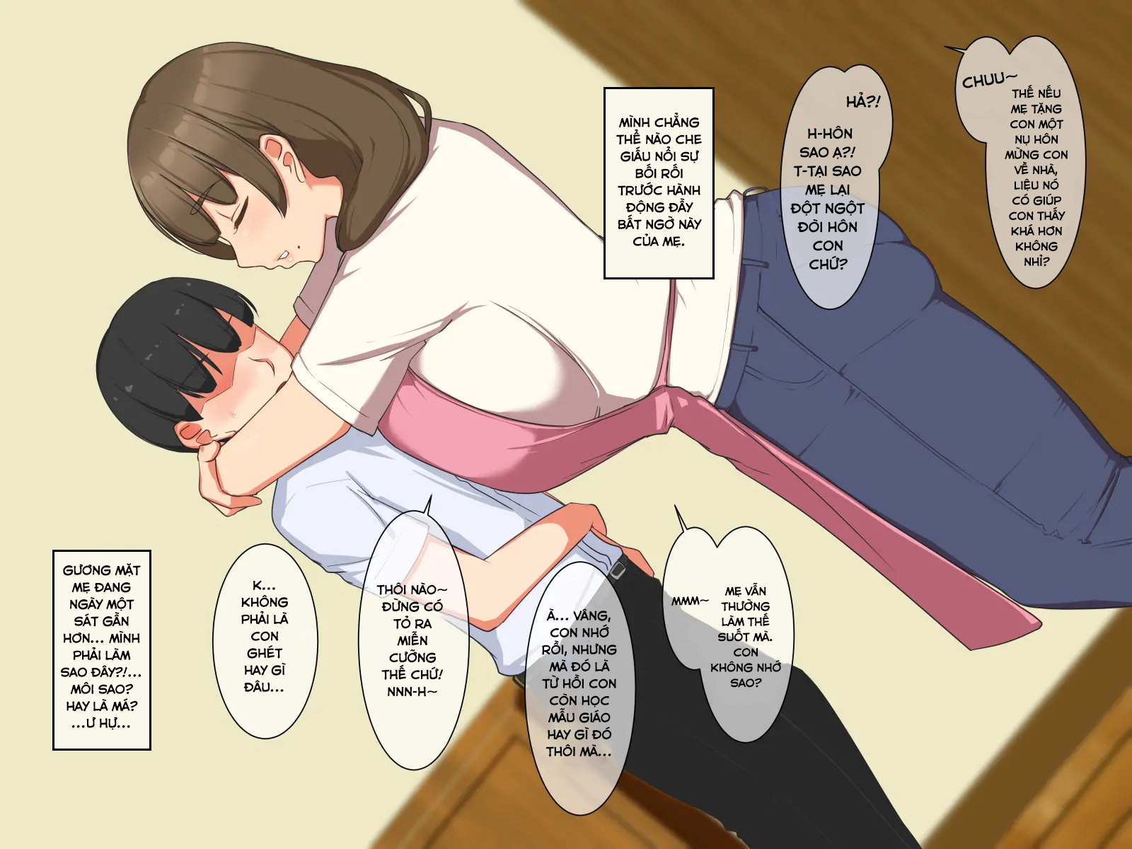 HentaiVN.net - Ảnh 8 - Read Online Download Boku no Daisuki na Tennen Kaa-san ga Uwaki Shimakutte Sore ni Koufun suru Hanashi - oneshot