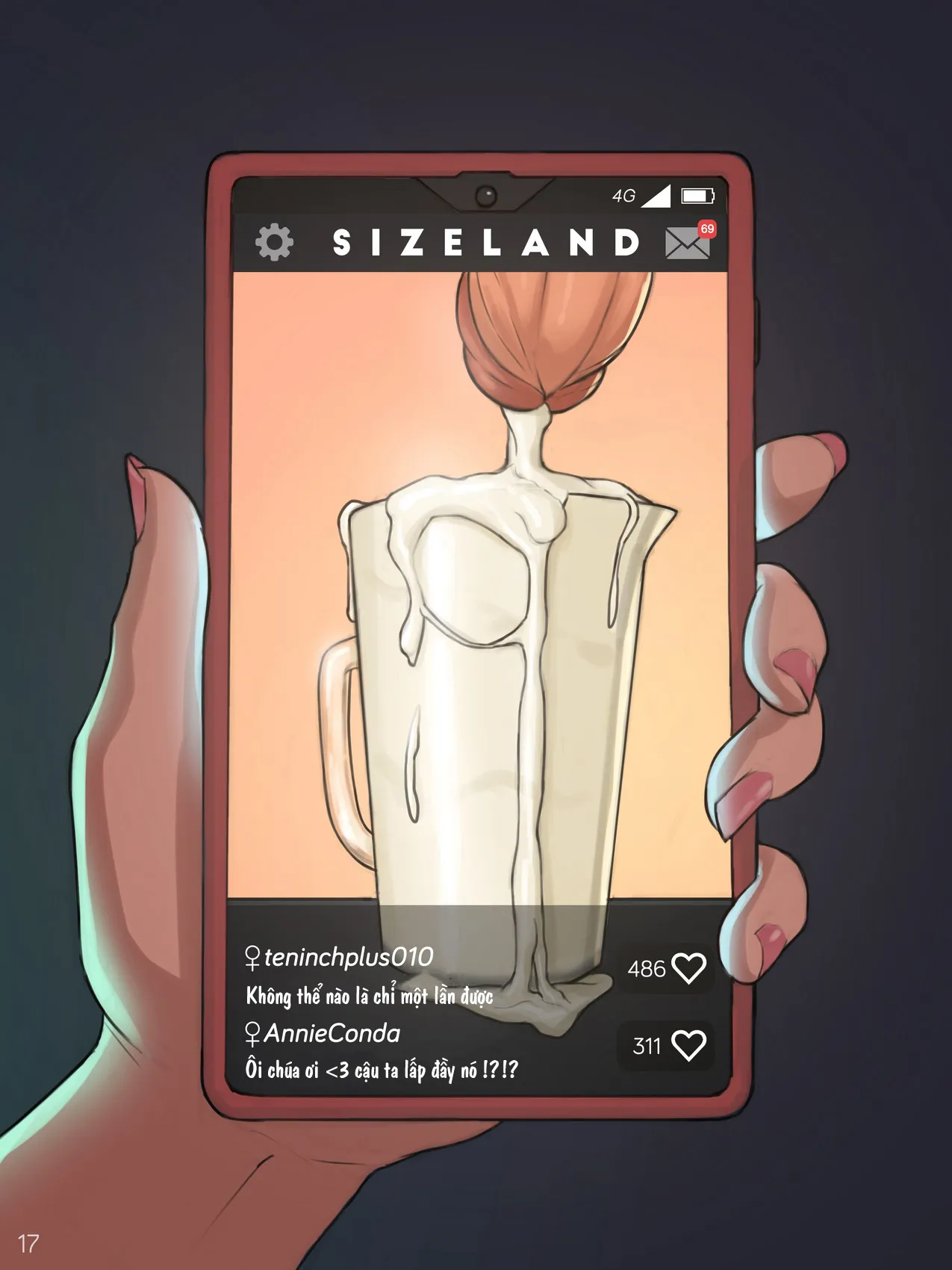 HentaiVN.net - Ảnh 19 - Sizeland - Chap 1
