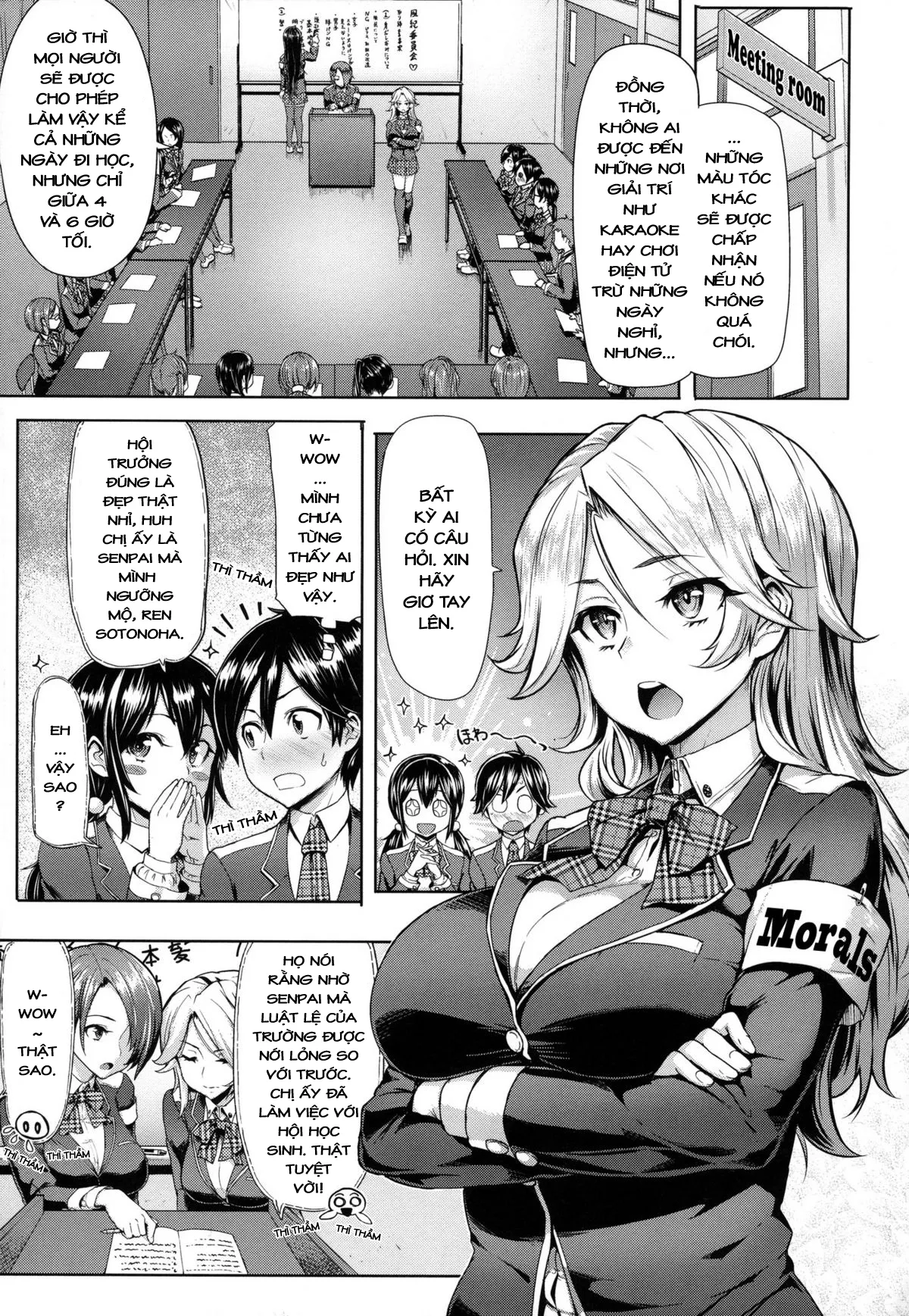 HentaiVN.net - Ảnh 4 - Limit Breaaak!!!! [Limit Breaaak!!!!;りみっとぶれいく!] - Chap 2: Hội đồng kỷ luật~!!