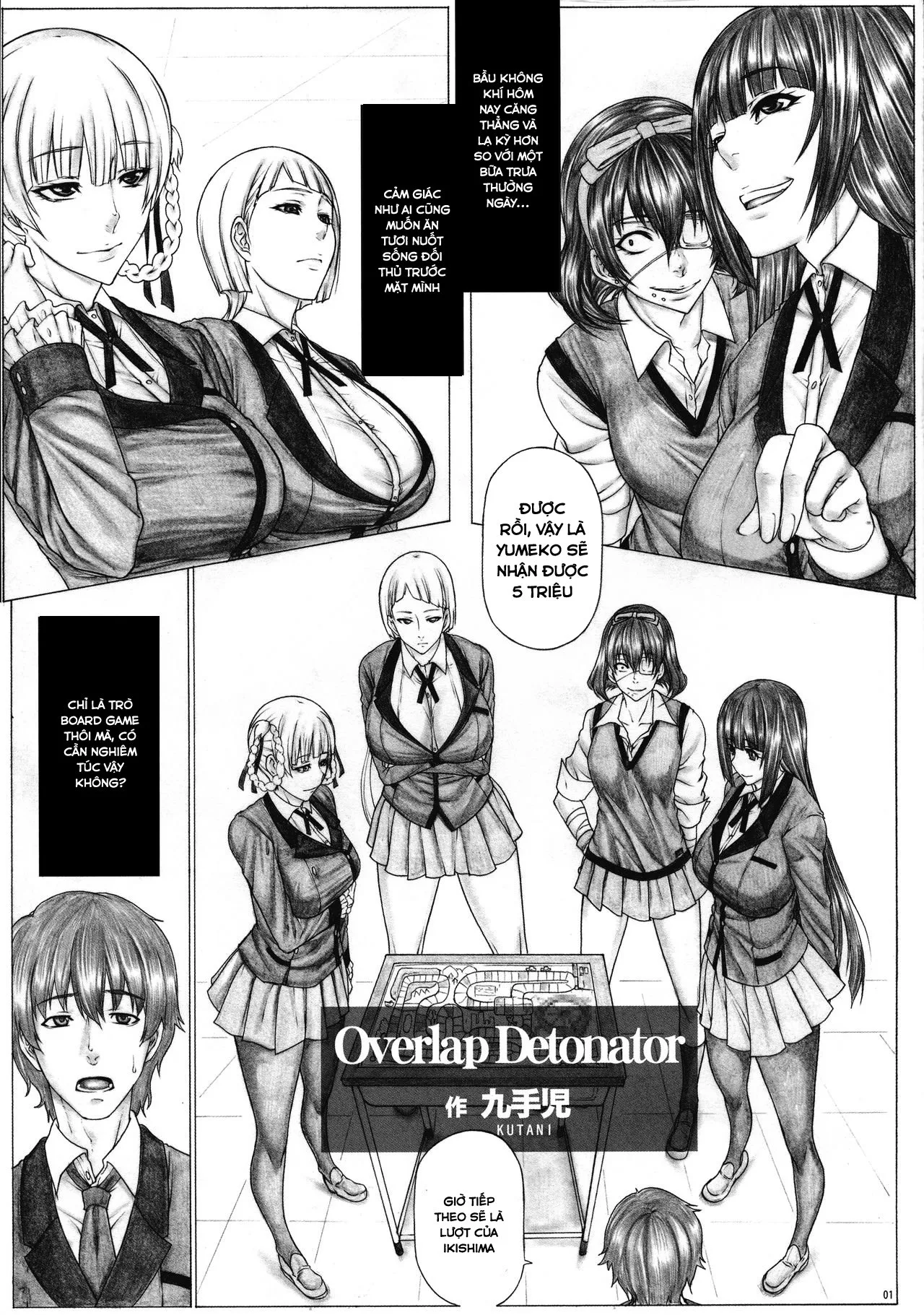 HentaiVN.net - Ảnh 3 - Hamegurui (Kakegurui) - Chap 2