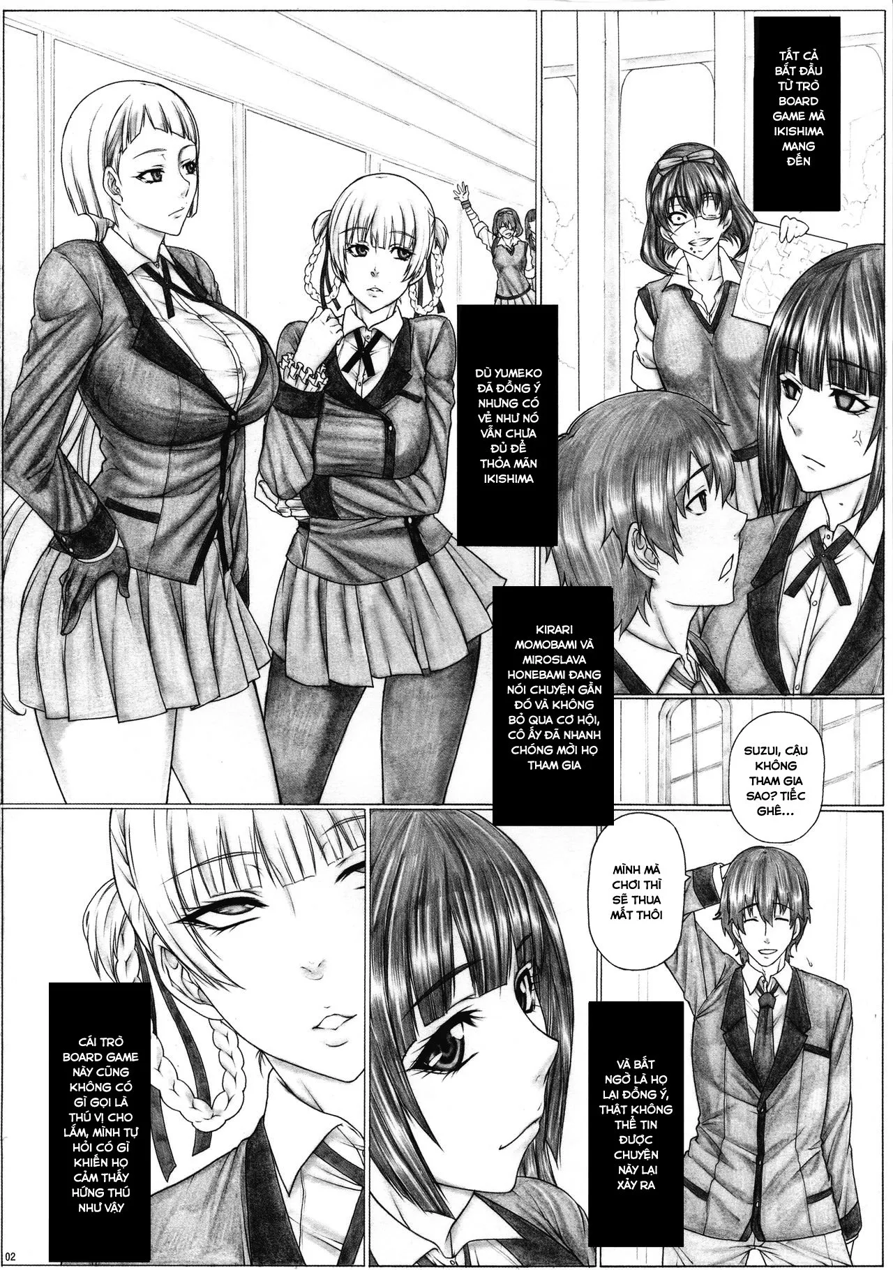 HentaiVN.net - Ảnh 4 - Hamegurui (Kakegurui) - Chap 2