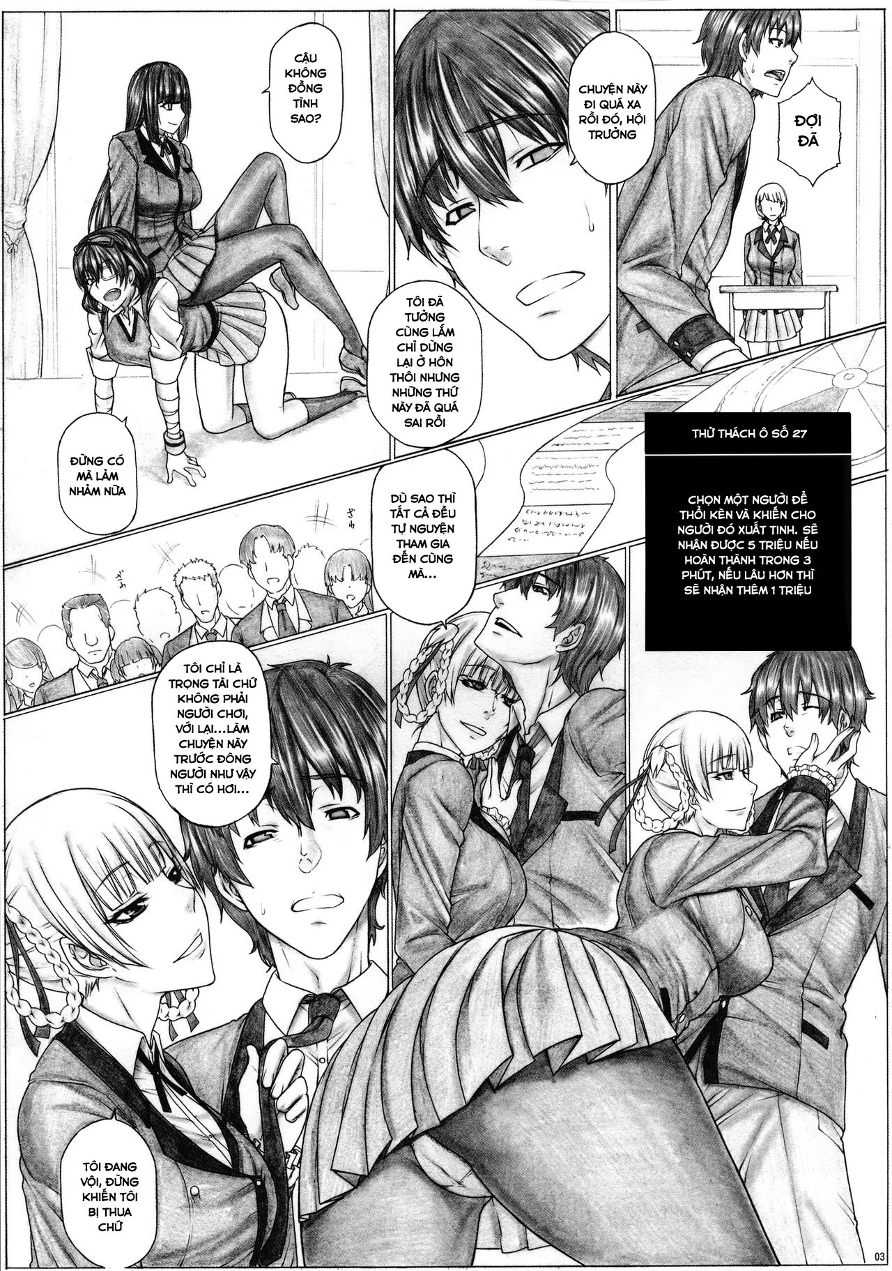 HentaiVN.net - Ảnh 5 - Hamegurui (Kakegurui) - Chap 2
