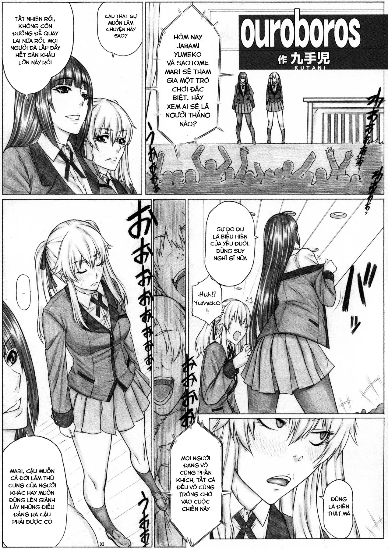 HentaiVN.net - Ảnh 4 - Hamegurui (Kakegurui) - Chap 3