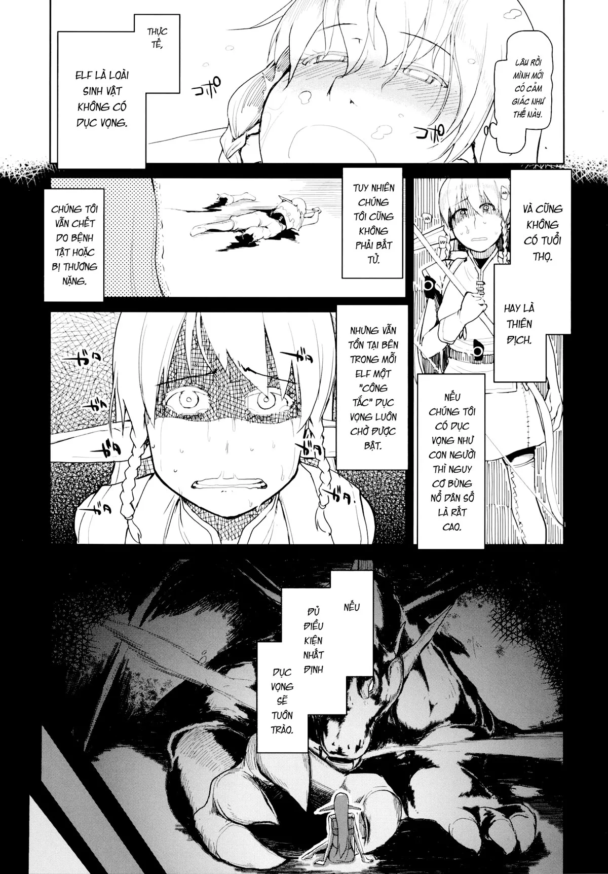 HentaiVN.net - Ảnh 13 - Dosukebe Elf no Ishukan Nikki [Nhật kí xoạc dạo của nàng Elf;ドスケベエルフの異種姦日記] - Hồi thứ 1