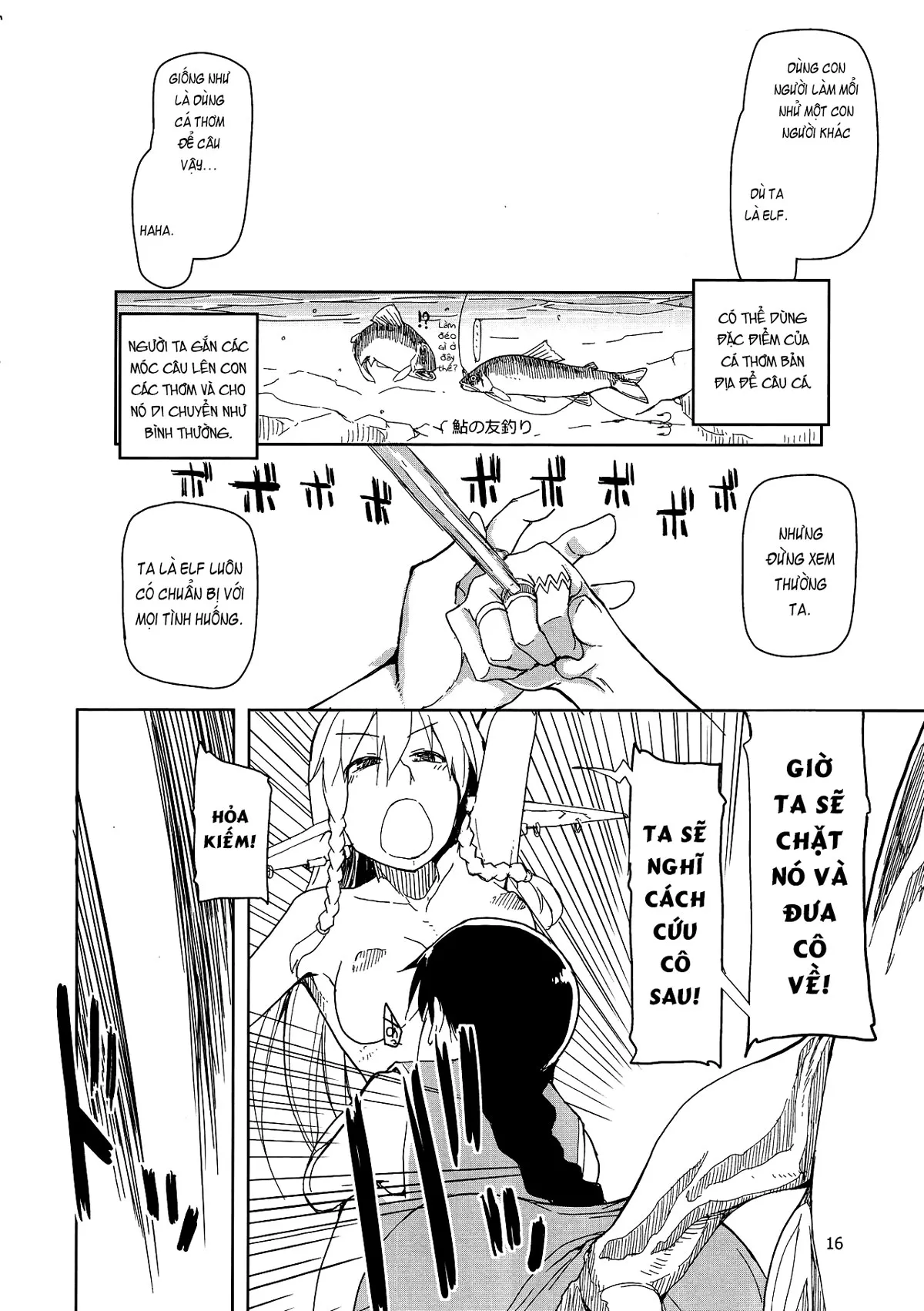 HentaiVN.net - Ảnh 18 - Dosukebe Elf no Ishukan Nikki [Nhật kí xoạc dạo của nàng Elf;ドスケベエルフの異種姦日記] - Hồi thứ 2