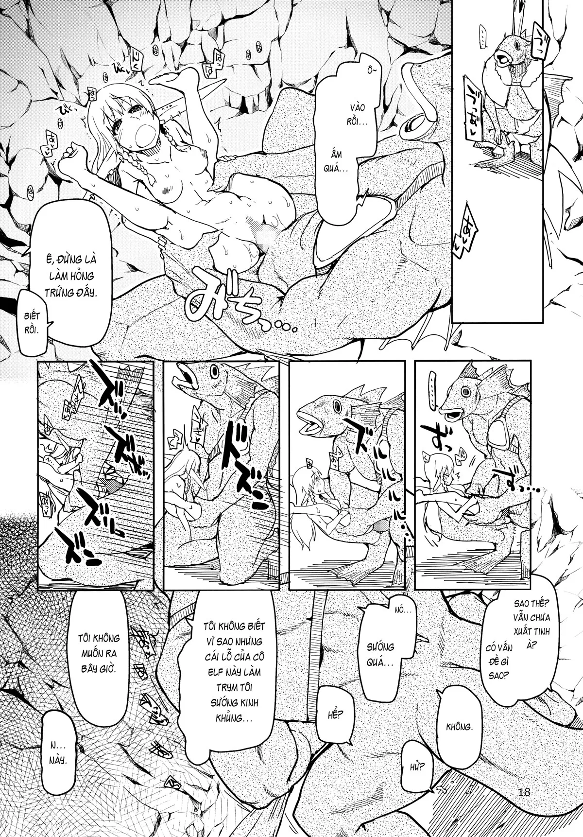 HentaiVN.net - Ảnh 20 - Dosukebe Elf no Ishukan Nikki [Nhật kí xoạc dạo của nàng Elf;ドスケベエルフの異種姦日記] - Hồi thứ 3