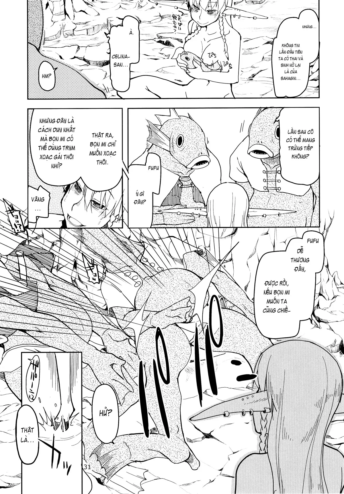 HentaiVN.net - Ảnh 33 - Dosukebe Elf no Ishukan Nikki [Nhật kí xoạc dạo của nàng Elf;ドスケベエルフの異種姦日記] - Hồi thứ 3