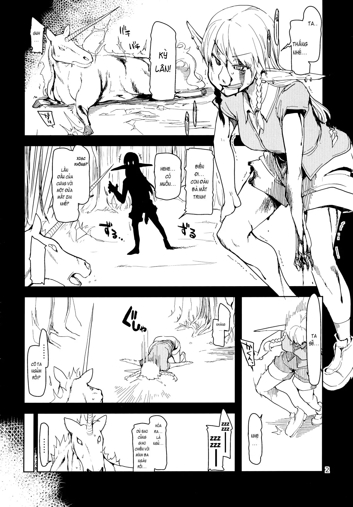 HentaiVN.net - Ảnh 4 - Dosukebe Elf no Ishukan Nikki [Nhật kí xoạc dạo của nàng Elf;ドスケベエルフの異種姦日記] - Hồi thứ 3