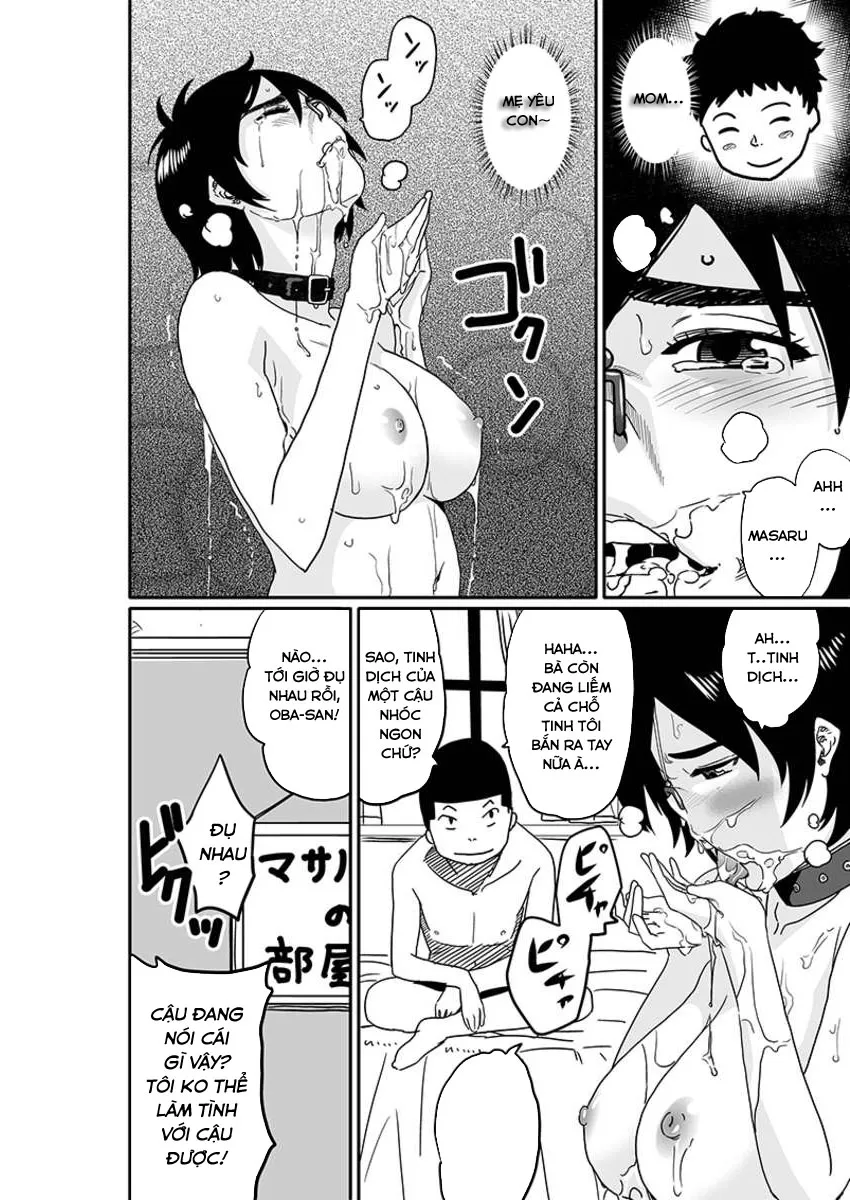 HentaiVN.net - Ảnh 31 - Watashi no Musuko Tomodachi no Mesu Buta Dorei - Oneshot (Dễ Fap hơn)