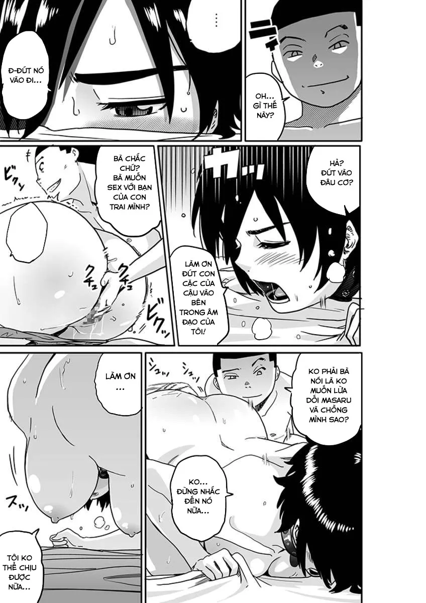 HentaiVN.net - Ảnh 34 - Watashi no Musuko Tomodachi no Mesu Buta Dorei - Oneshot (Dễ Fap hơn)