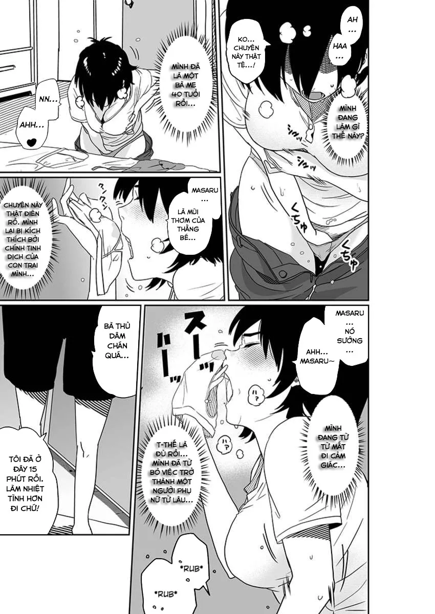 HentaiVN.net - Ảnh 6 - Watashi no Musuko Tomodachi no Mesu Buta Dorei - Oneshot (Dễ Fap hơn)