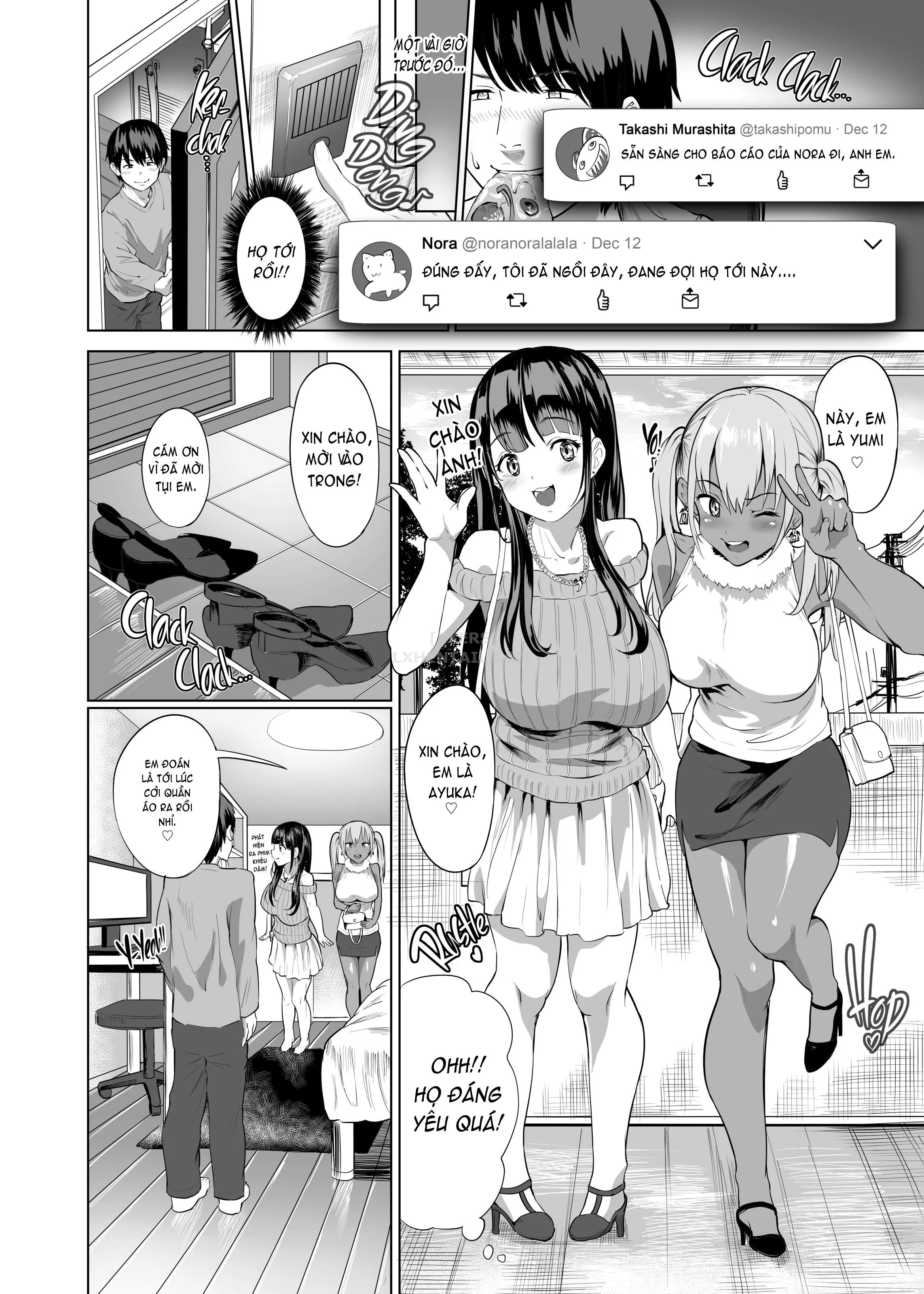 HentaiVN.net - Ảnh 6 - Succubus☆Delivery!! - Chap 1 - My Report on the Time I Called a Pair of Succubus Call Girls
