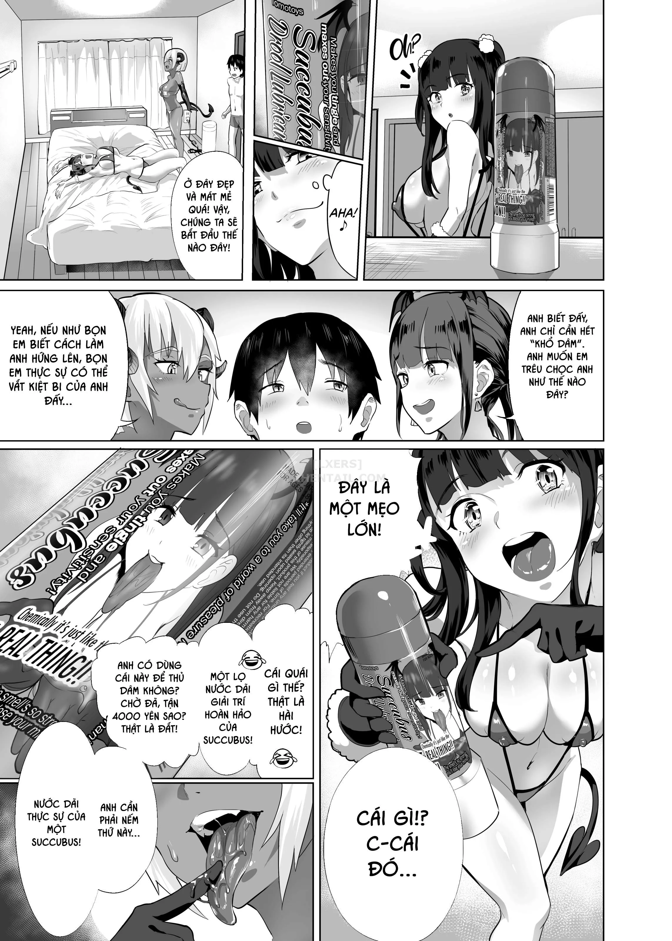 HentaiVN.net - Ảnh 9 - Succubus☆Delivery!! - Chap 2 - My Report on the Time I Was Devoured by Three Succubi