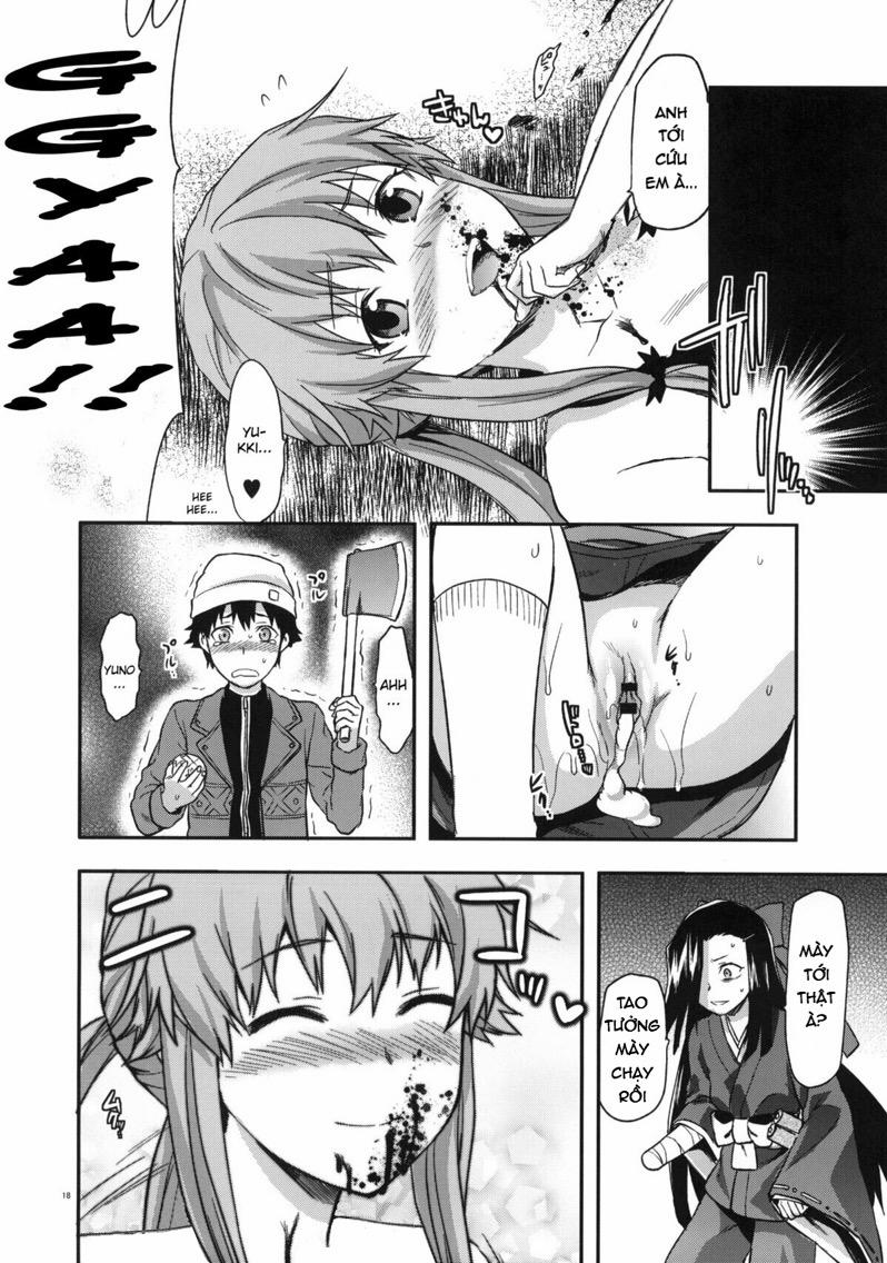 HentaiVN.net - Ảnh 15 - Flag Crash (Mirai Nikki) [フラグクラッシュ (未来日記)] - Oneshot