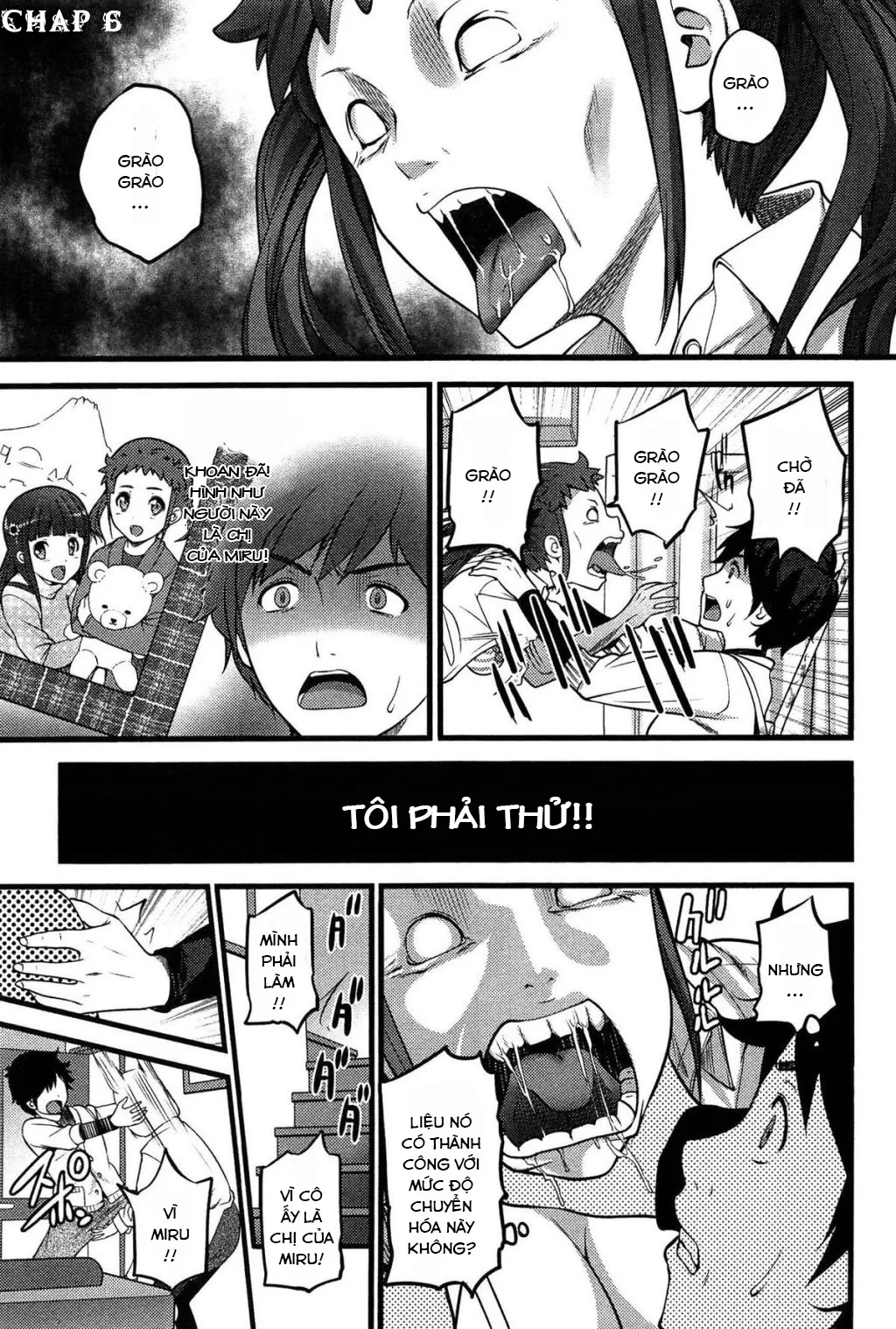 HentaiVN.net - Ảnh 3 - Virgin Zombie [ばーじんゾンビ] - Chap 6 - Em tôi chơi ngu rồi
