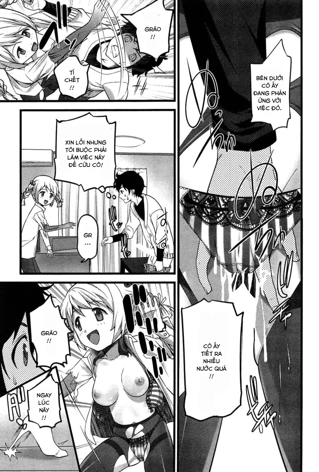 HentaiVN.net - Ảnh 5 - Virgin Zombie [ばーじんゾンビ] - Chap 6 - Em tôi chơi ngu rồi