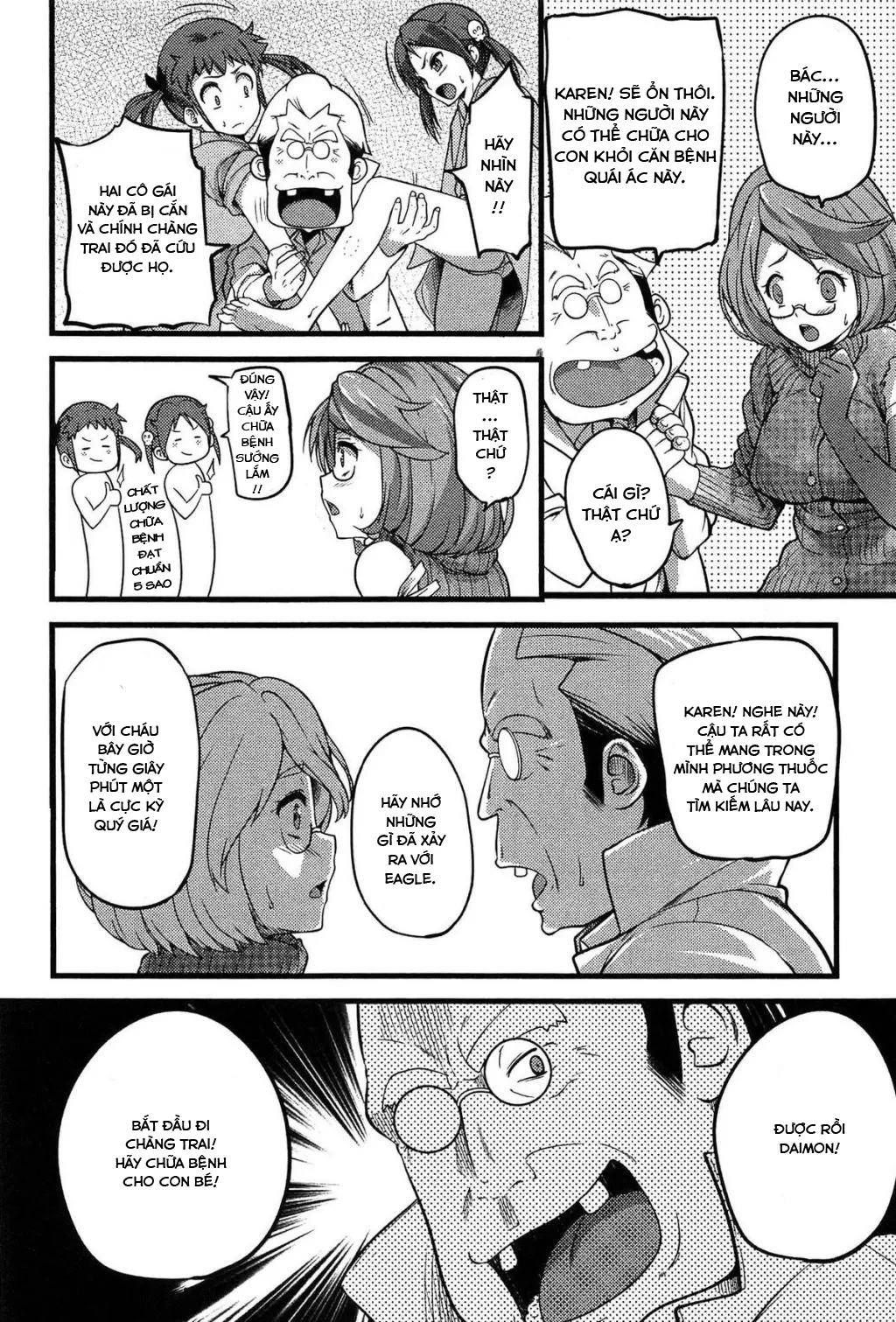 HentaiVN.net - Ảnh 10 - Virgin Zombie [ばーじんゾンビ] - Chap 7 - Về đồn :v