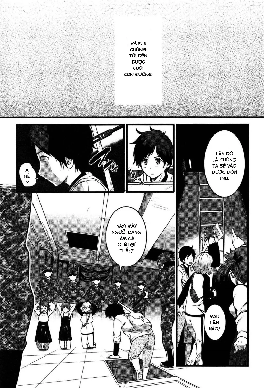 HentaiVN.net - Ảnh 3 - Virgin Zombie [ばーじんゾンビ] - Chap 7 - Về đồn :v