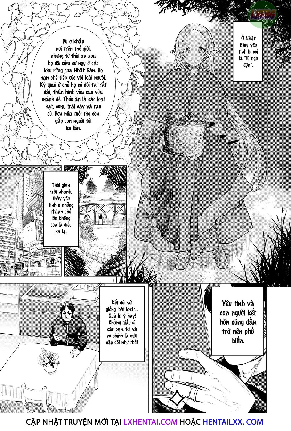 HentaiVN.net - Ảnh 5 - Những ngày lãng mạn - Chap 3 - Contemporary Elf, Otherworldly Sex