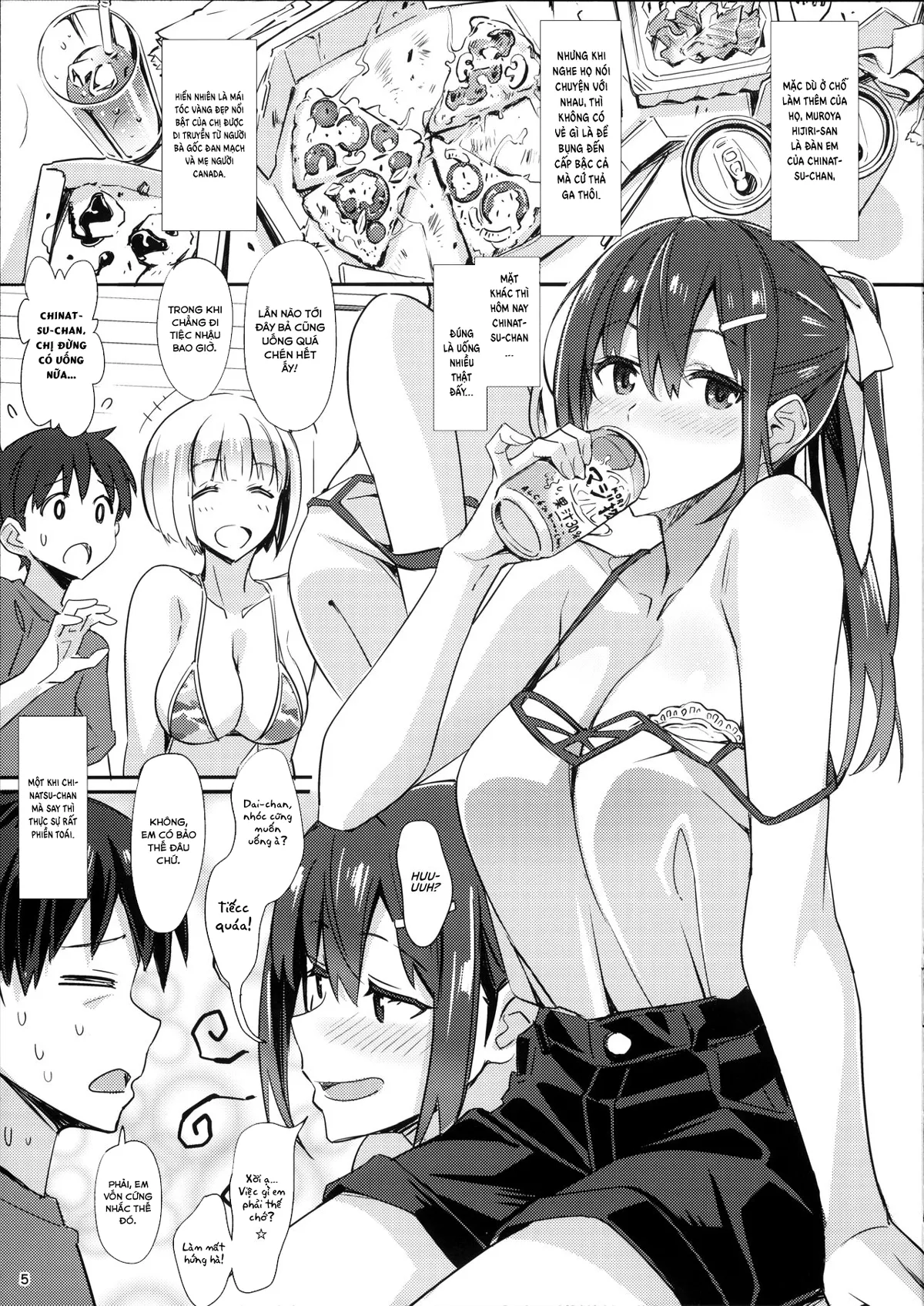 HentaiVN.net - Ảnh 5 - Kỳ nghỉ lấp lánh [Sparkling Vacation] - Chap 2: Threesome