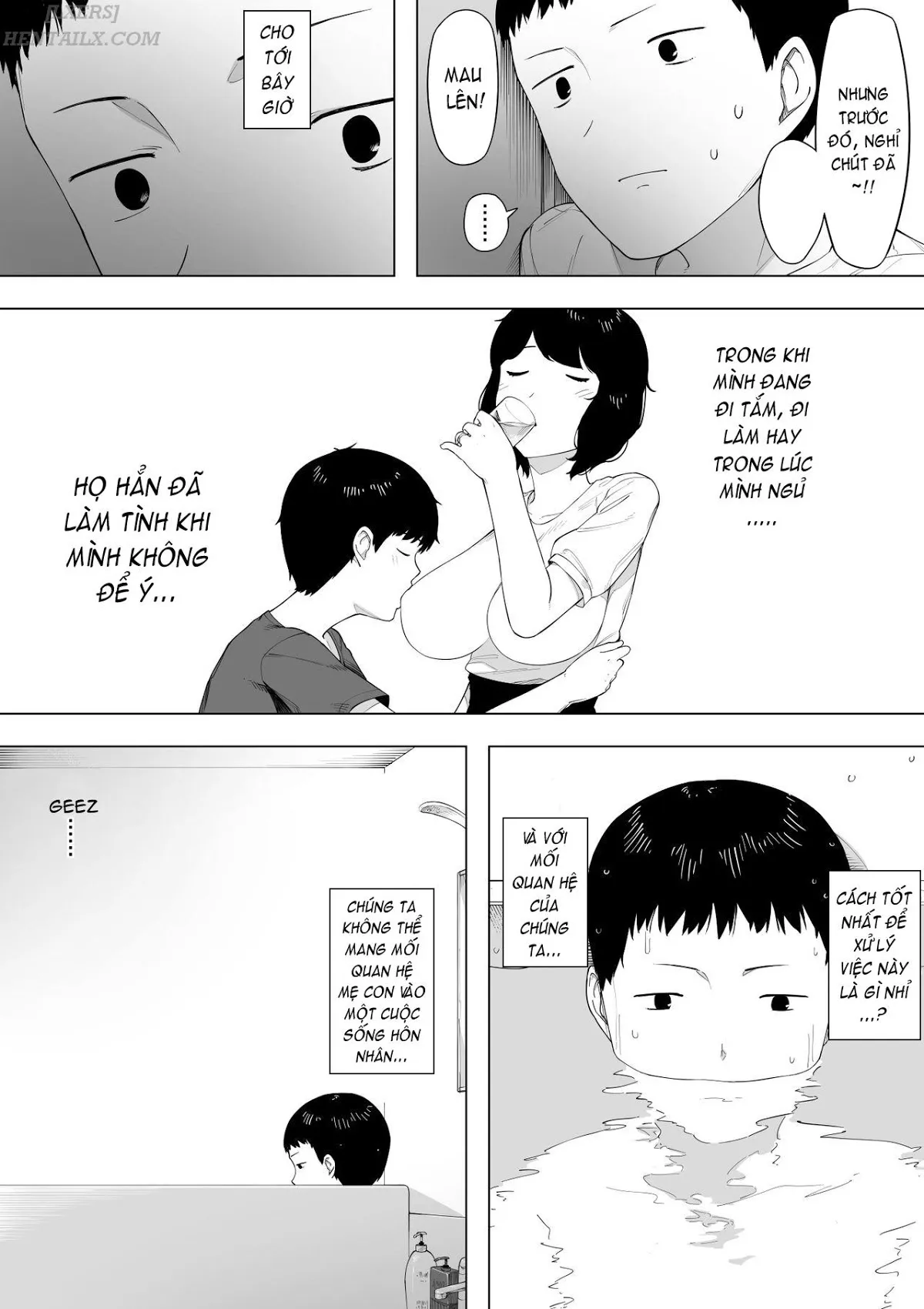 HentaiVN.net - Ảnh 14 - As A Mother? As A Wife? [Haha To Shite? Tsuma To Shite?] - Oneshot