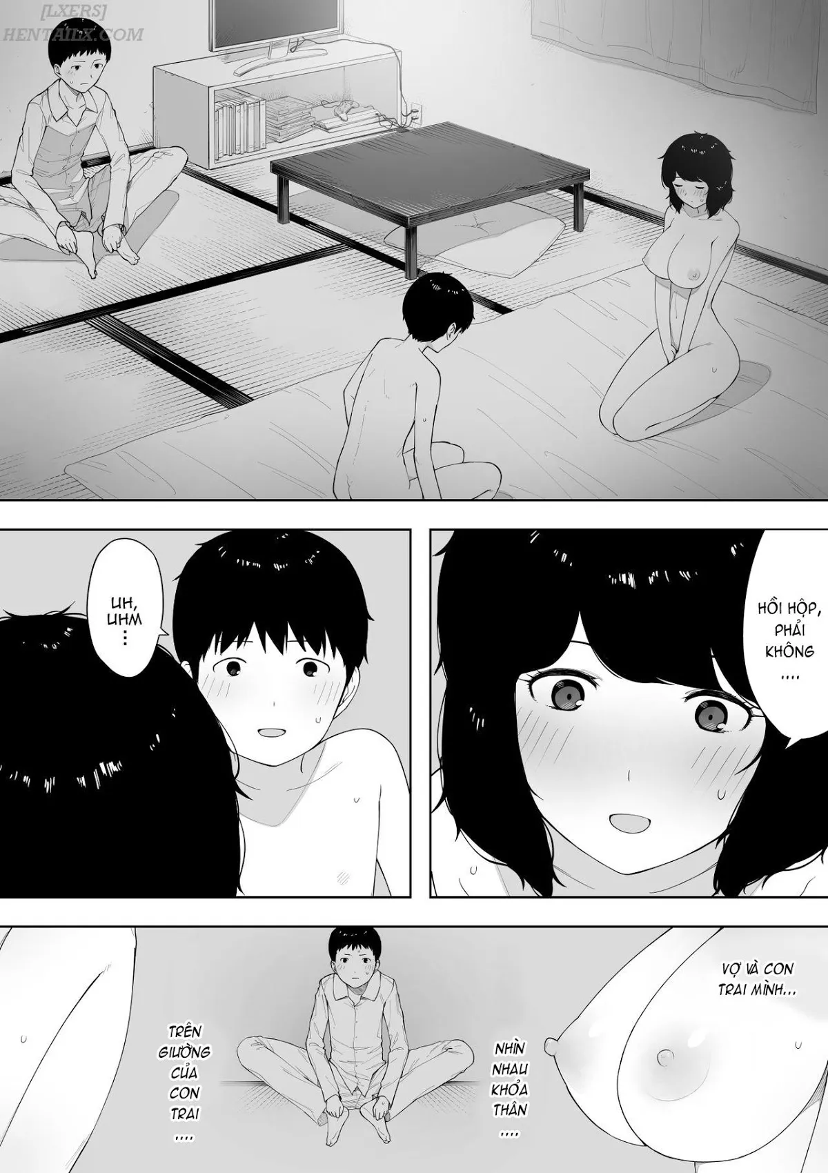 HentaiVN.net - Ảnh 22 - As A Mother? As A Wife? [Haha To Shite? Tsuma To Shite?] - Oneshot