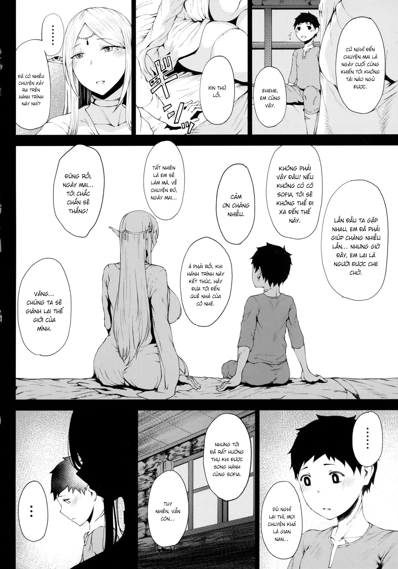 HentaiVN.net - Ảnh 4 - Quý cô Sofia thật thông thái [Sofia-san wa Kashikoi; Miss Sofia is Wise] - Oneshot
