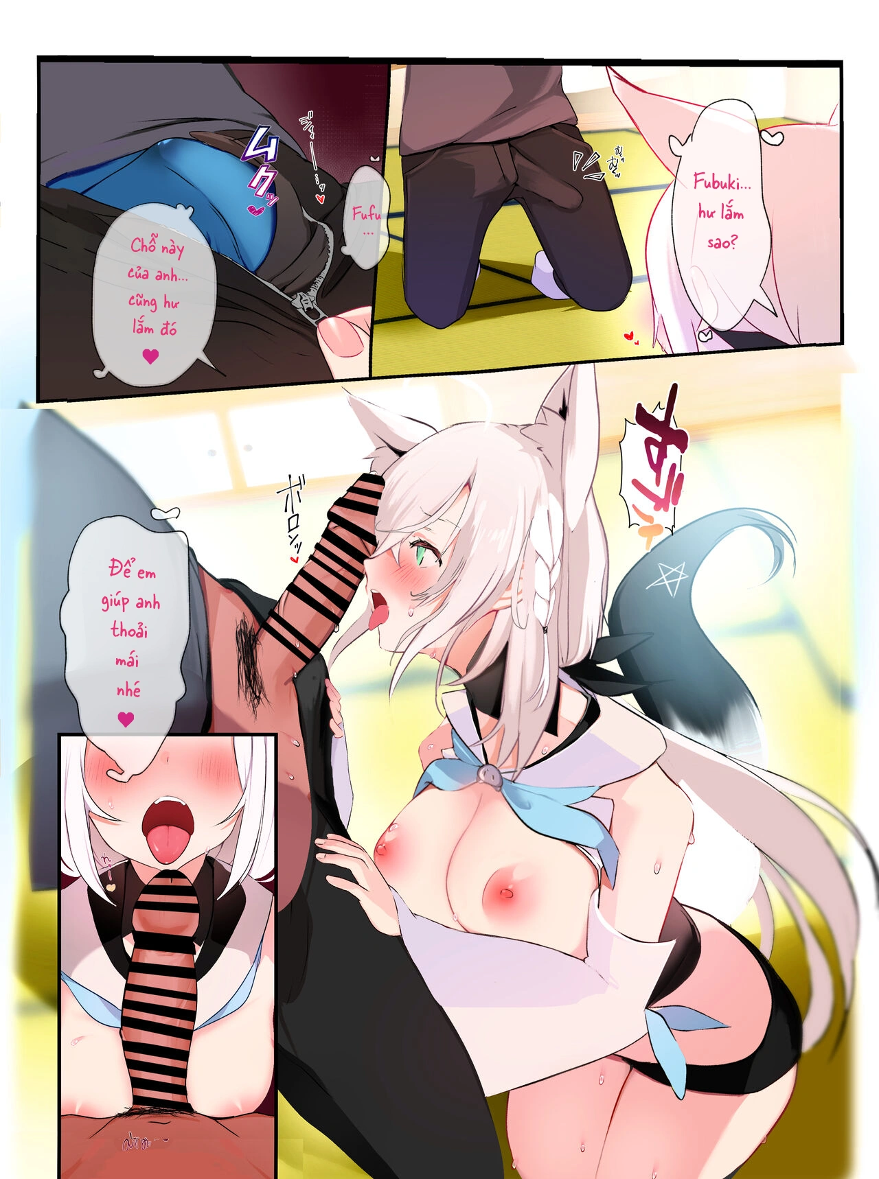 HentaiVN.net - Ảnh 9 - Nàng cáo hứng tình - Oneshot