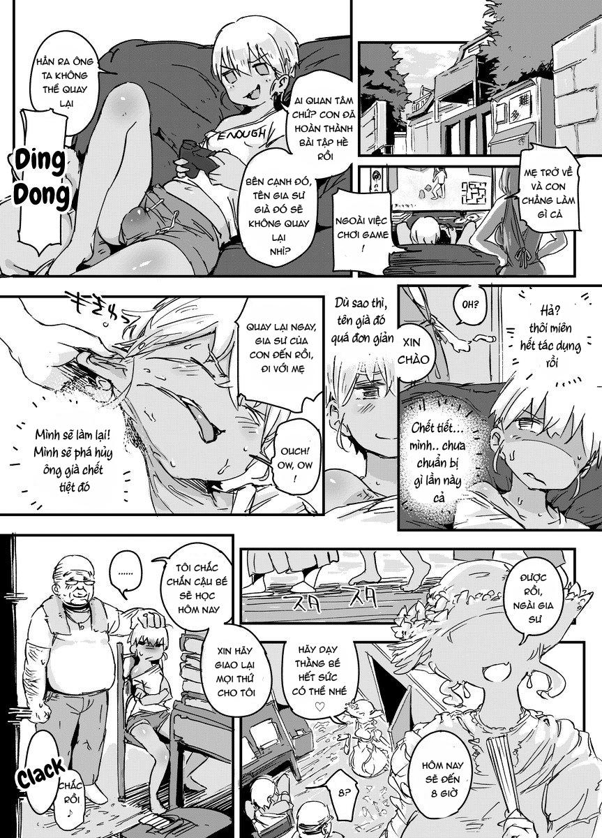 HentaiVN.net - Ảnh 10 - Tensai Otokonoko to Kateikyoushi Ojisan to Saiminjutsu - one shot