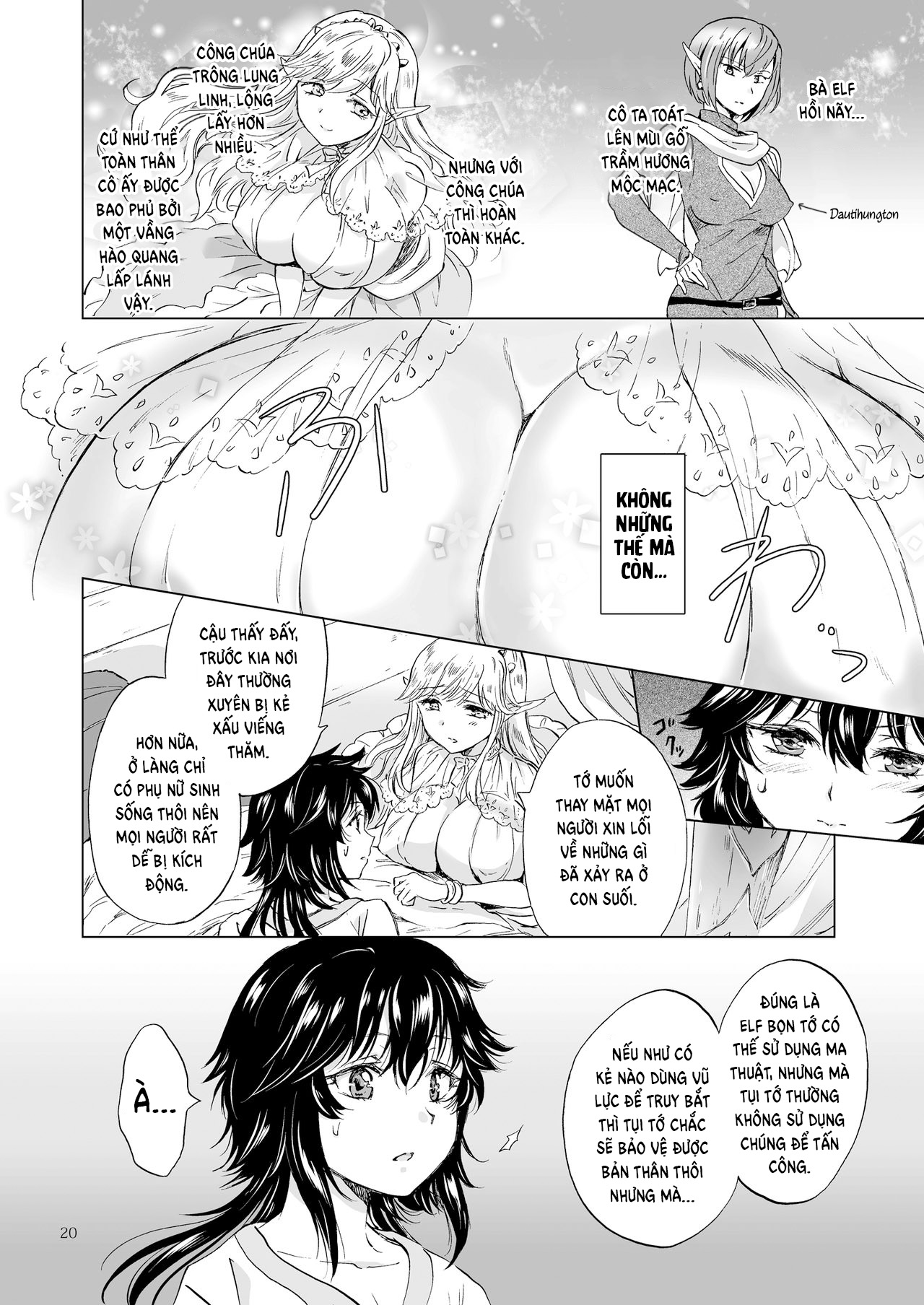 HentaiVN.net - Ảnh 19 - Sữa Thánh của Công chúa Yêu tinh - Oneshot