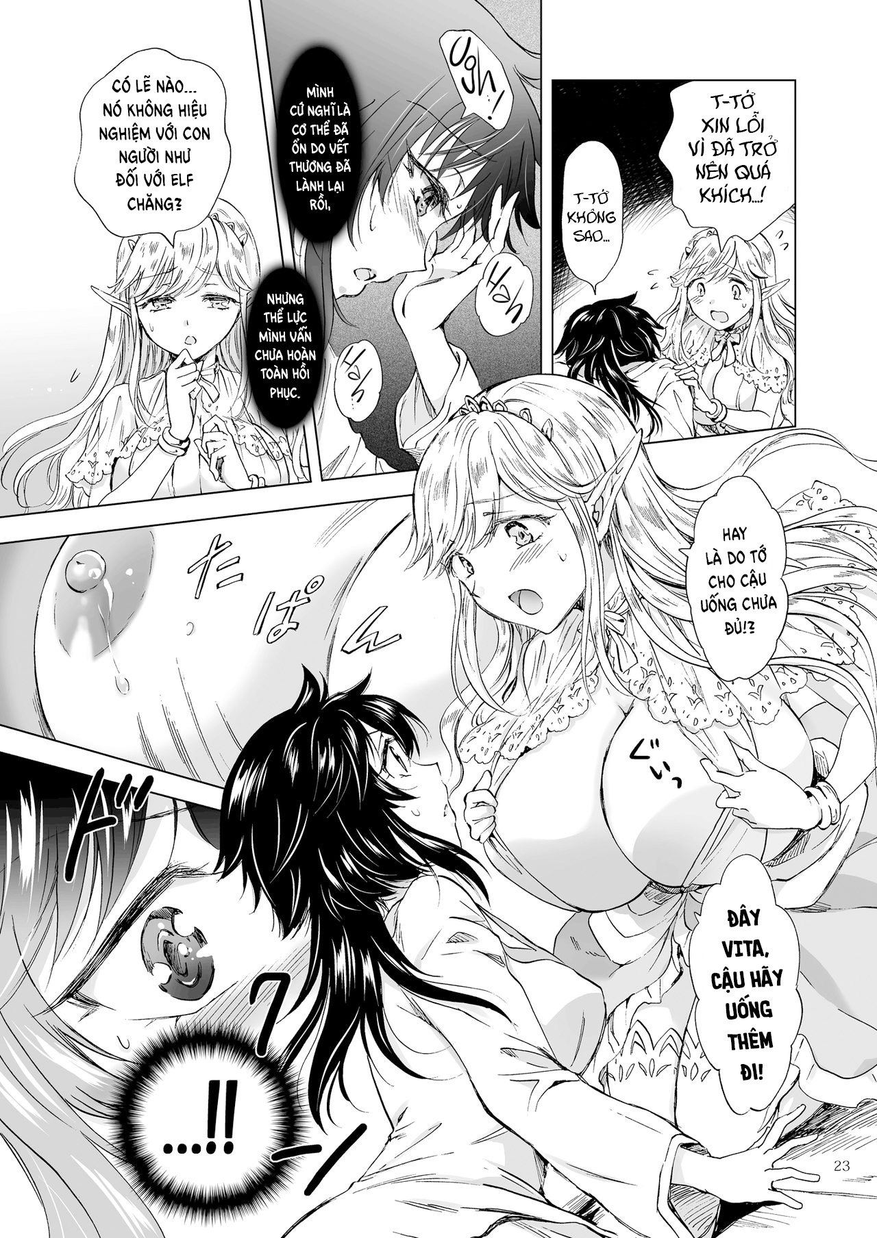 HentaiVN.net - Ảnh 22 - Sữa Thánh của Công chúa Yêu tinh - Oneshot