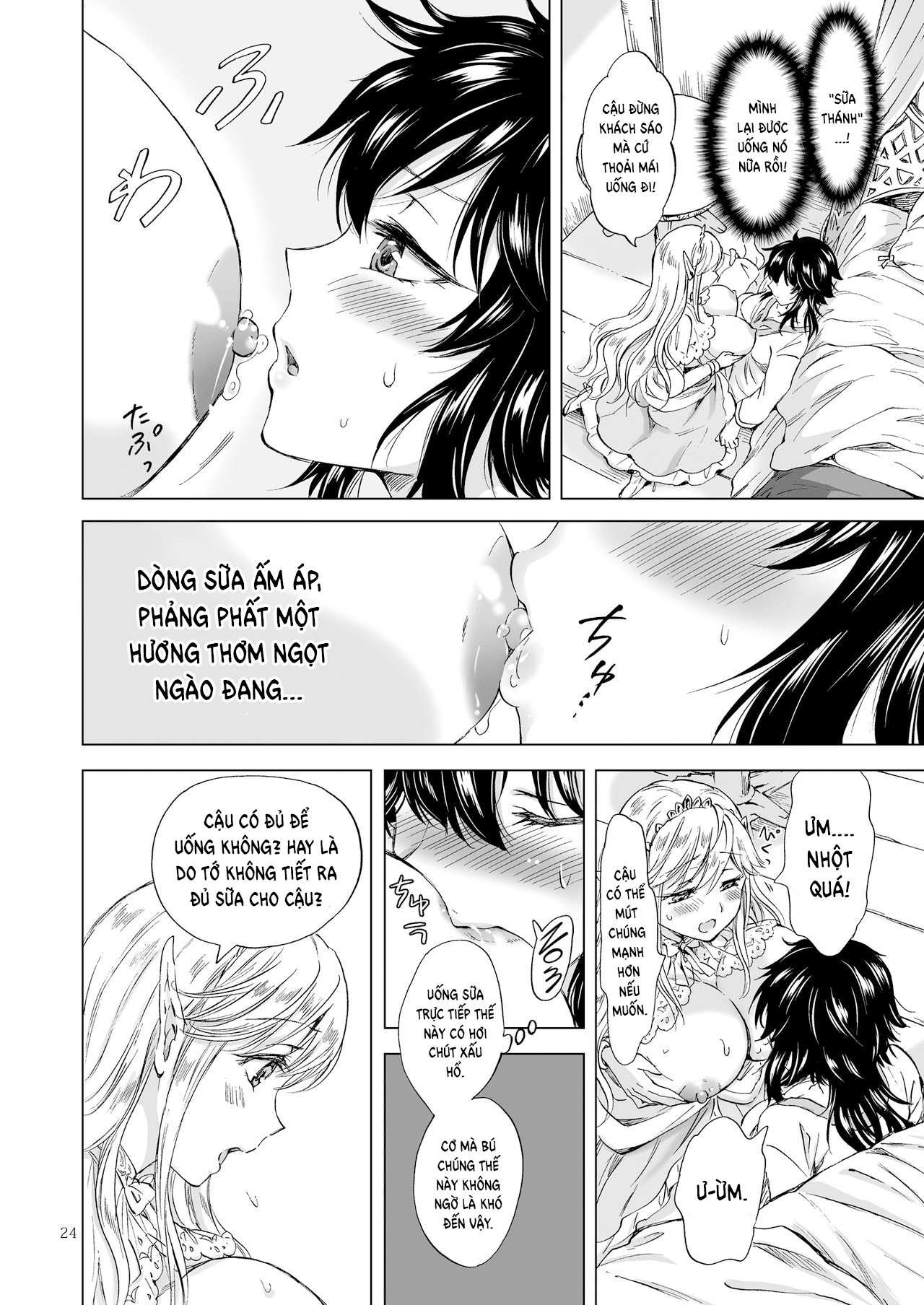 HentaiVN.net - Ảnh 23 - Sữa Thánh của Công chúa Yêu tinh - Oneshot