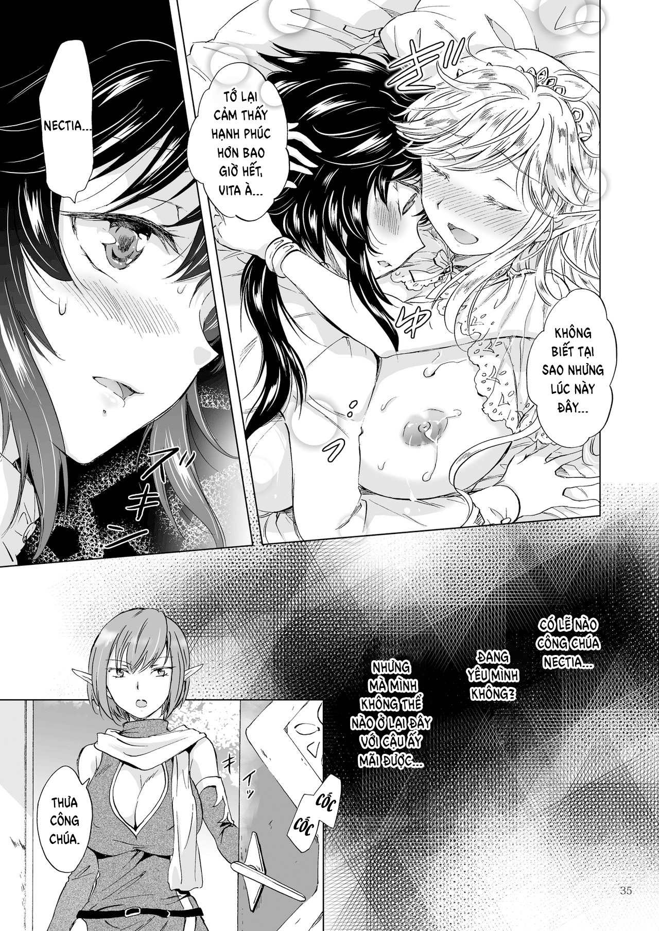 HentaiVN.net - Ảnh 34 - Sữa Thánh của Công chúa Yêu tinh - Oneshot