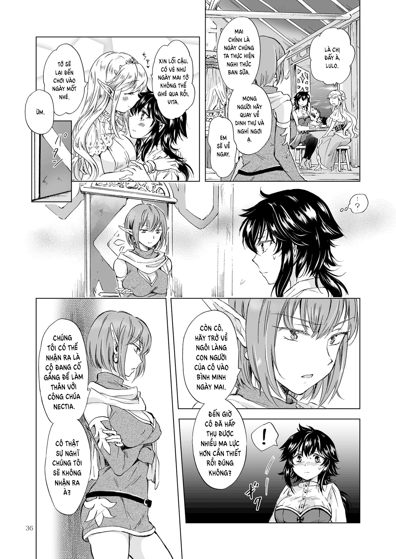 HentaiVN.net - Ảnh 35 - Sữa Thánh của Công chúa Yêu tinh - Oneshot