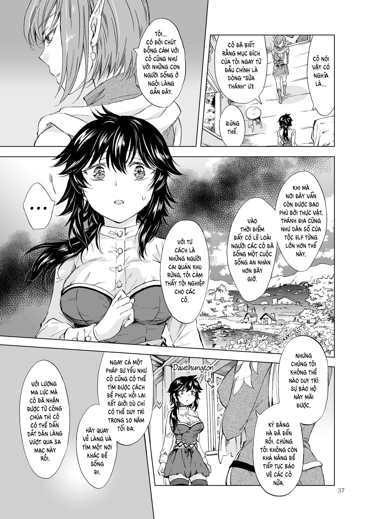 HentaiVN.net - Ảnh 36 - Sữa Thánh của Công chúa Yêu tinh - Oneshot