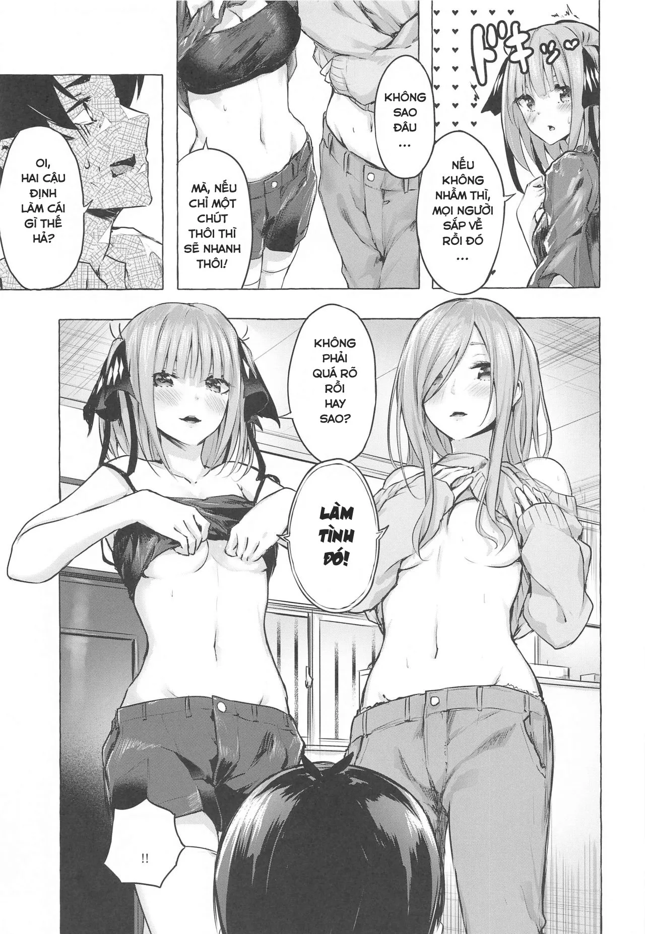 HentaiVN.net - Ảnh 6 - Hanayome no Kakuritsu (Gotoubun no Hanayome) - Oneshot